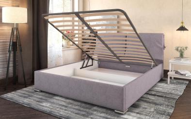 Pat dublu Fiera + Somiera DS + mecanism de ridicare Pat dublu pentru saltea 160/200 + somiera + mecanism de ridicare