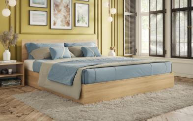 Pat dublu 160/200 Izi + saltea Pat dublu 160/200