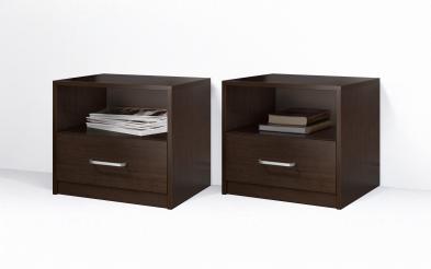 Set 2 noptiere Uni Set 2 noptiere, L45 B38 H40 cm