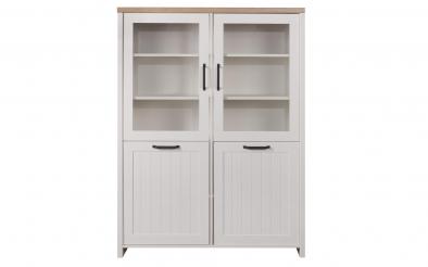 Vitrina Bianca Vitrina, L115 В37 H153 cm