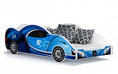 Pat pentru copii Cars pentru saltea 90/180 Pat pentru  copii 90/180 cm