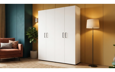 Dulap cu bara pentru umerase si rafturi Masimo Space 2 Dulap cu bara pentru umerase si rafturi