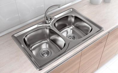 Chiuveta dubla pentru incastrare Vela 8050A adancime 18 cm