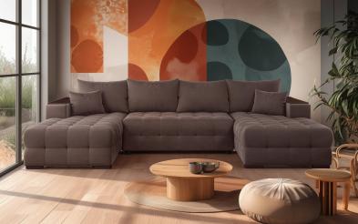 Coltar in forma de U Melvin Coltar in forma de U,  L317 B180 H67-83 cm
