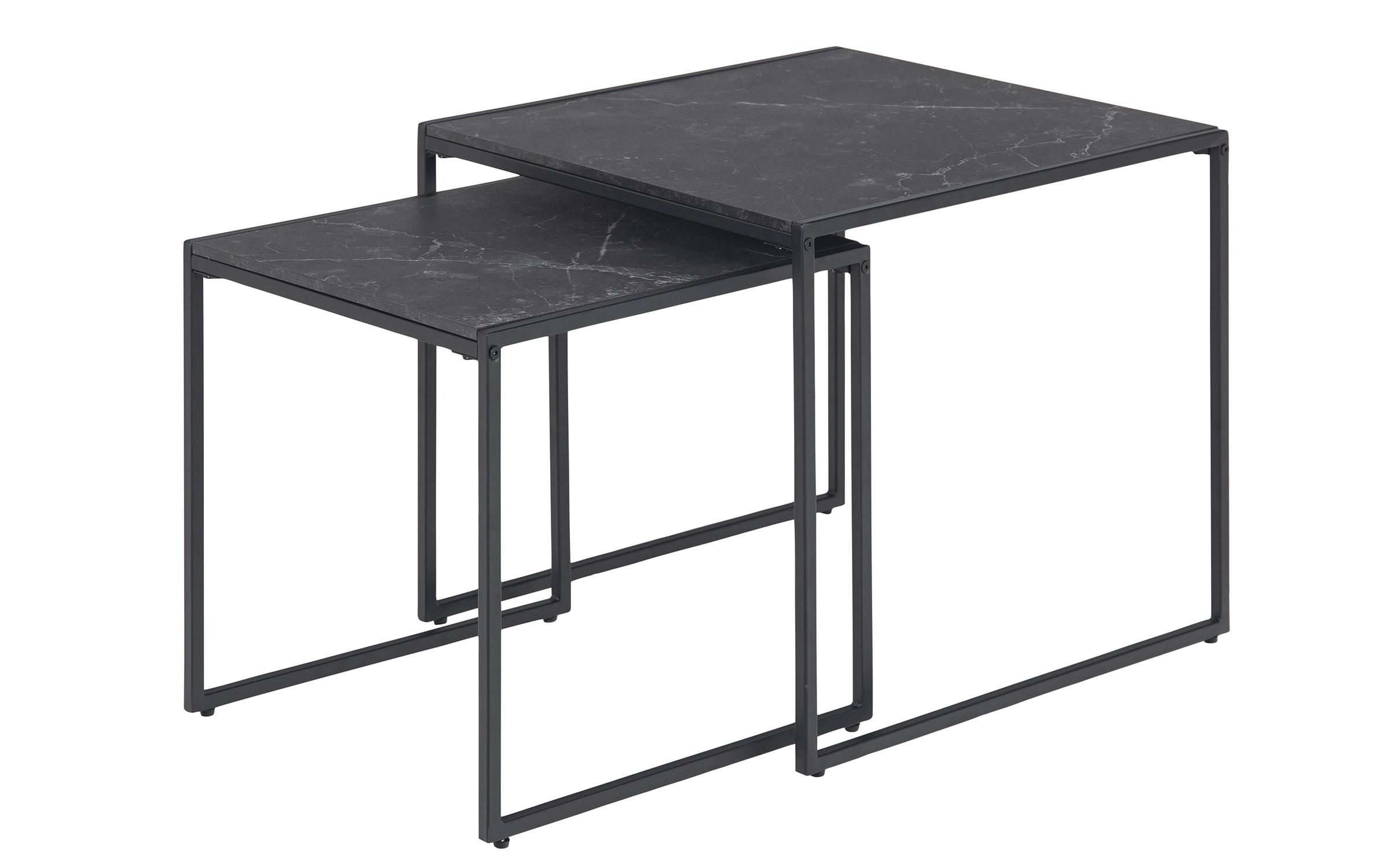 Set masute de cafea Infinity, negru  5