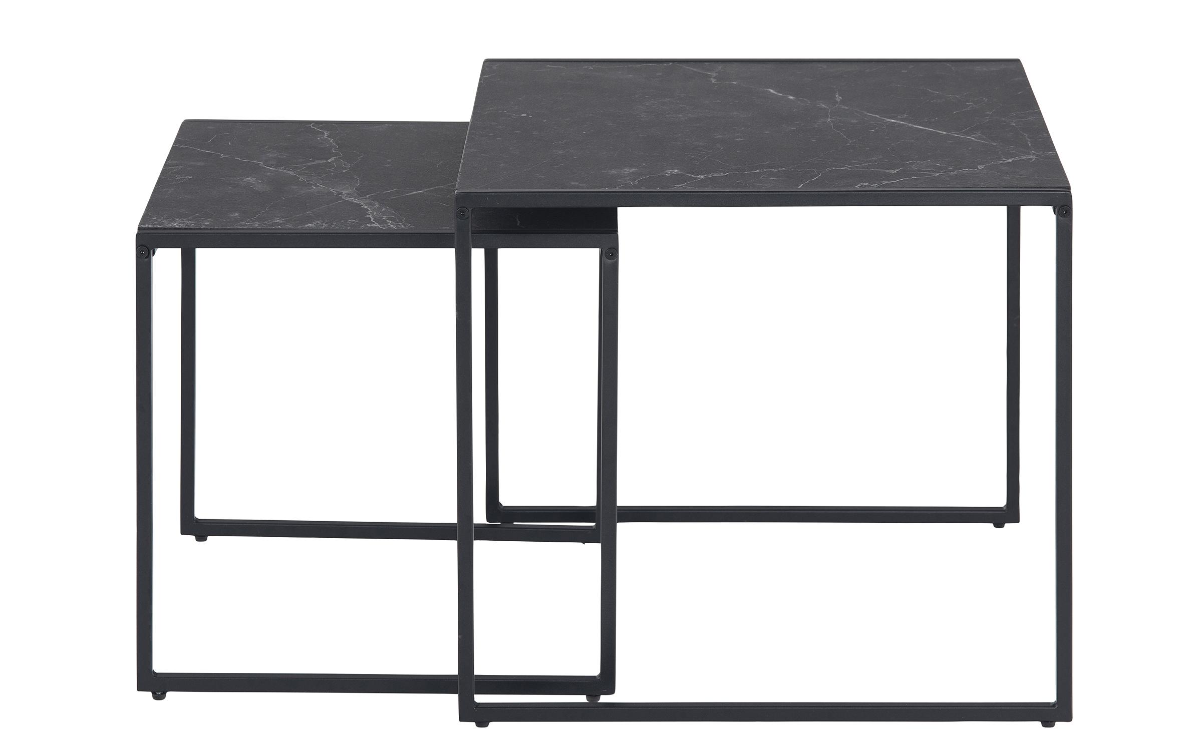 Set masute de cafea Infinity, negru  4