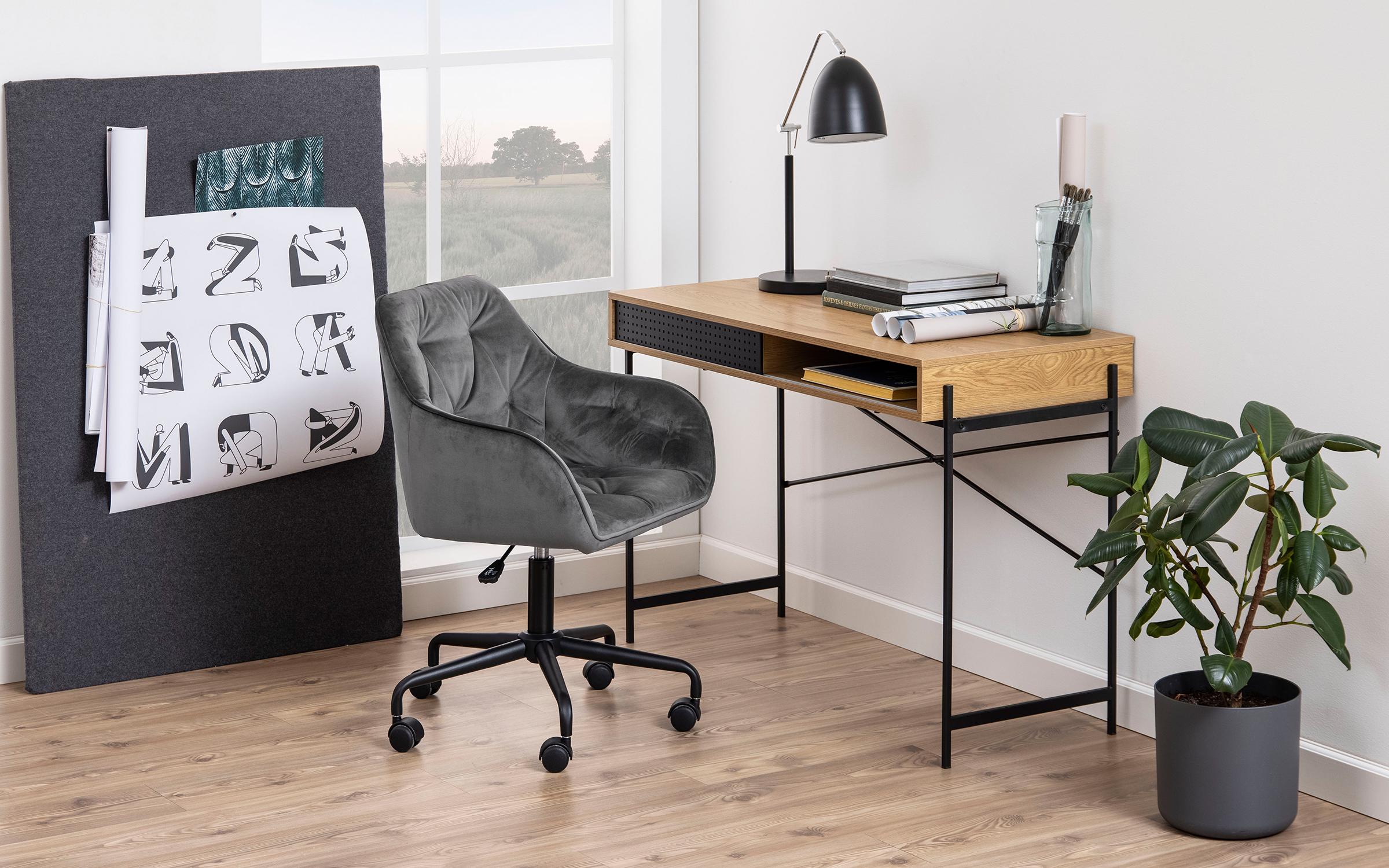 Scaun de birou Brouk, gri  2