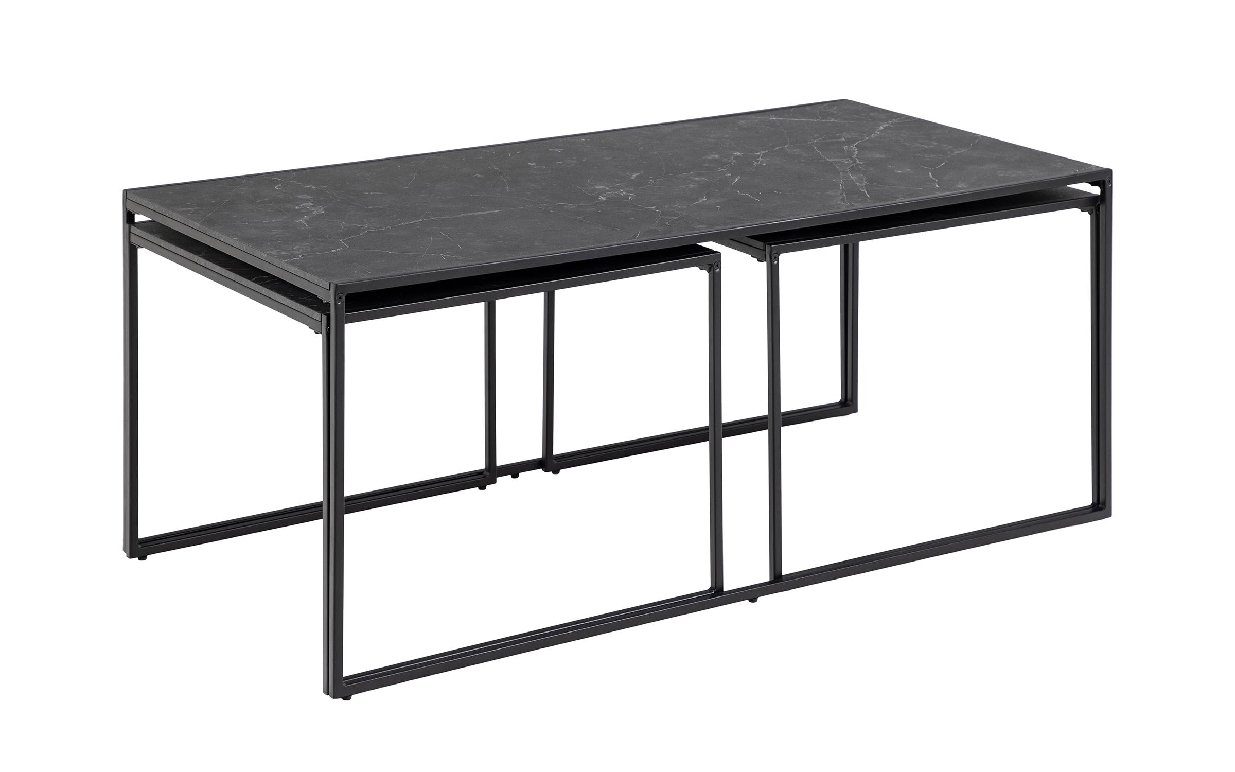 Set masute de cafea Infinity A, negru  4