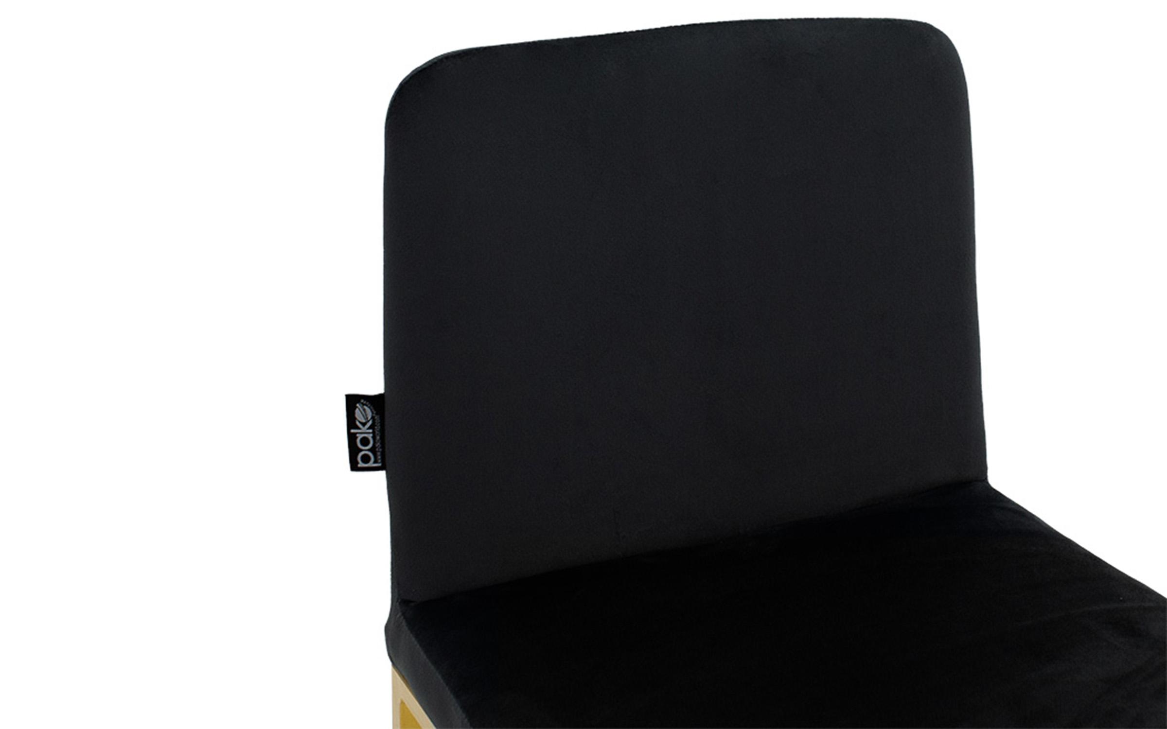 Scaun de bar Hidro, negru + auriu  5