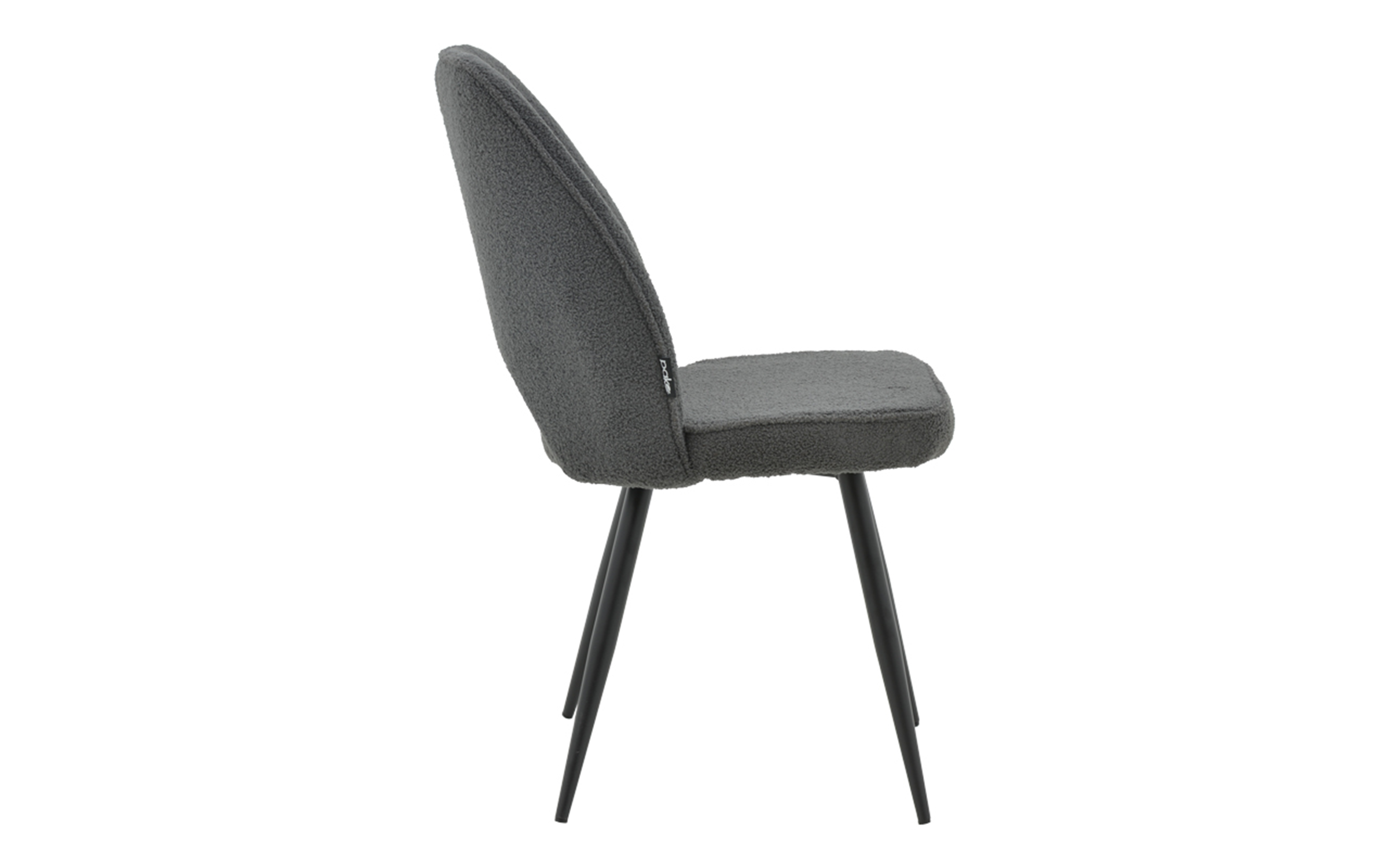 Scaun de masa Renish, gri + negru  4