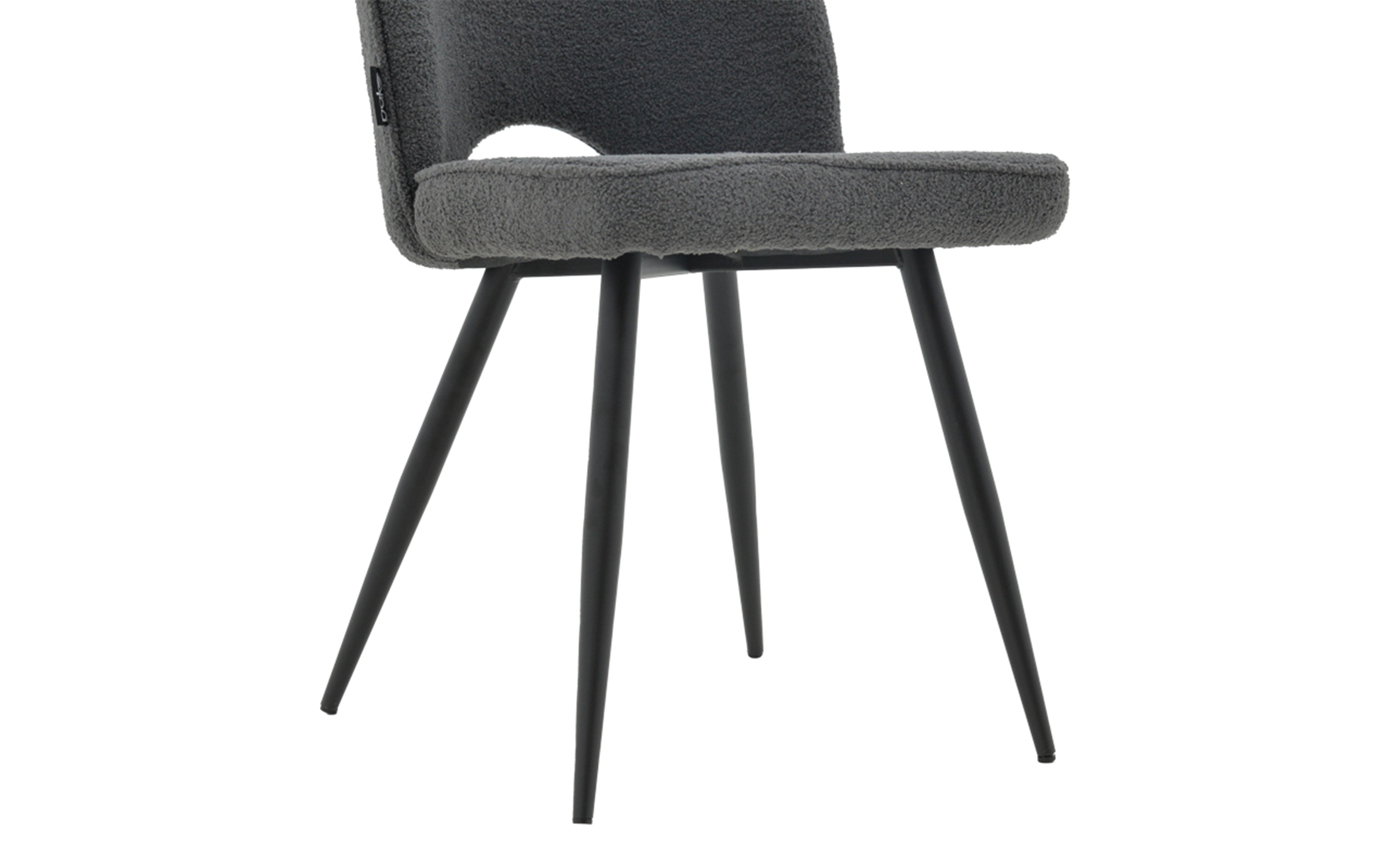 Scaun de masa Renish, gri + negru  9