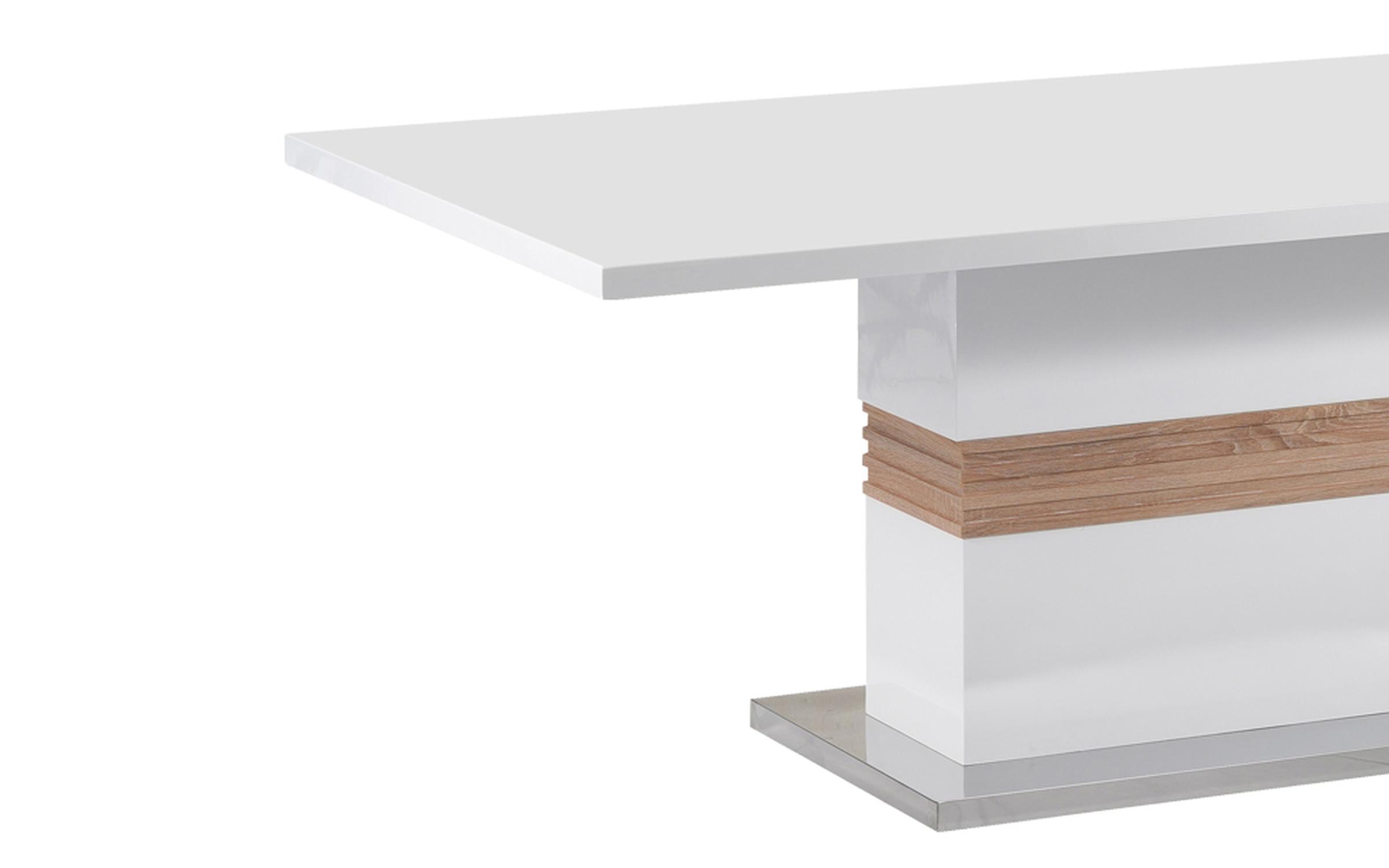 Masa dining Zekrin, alb  3