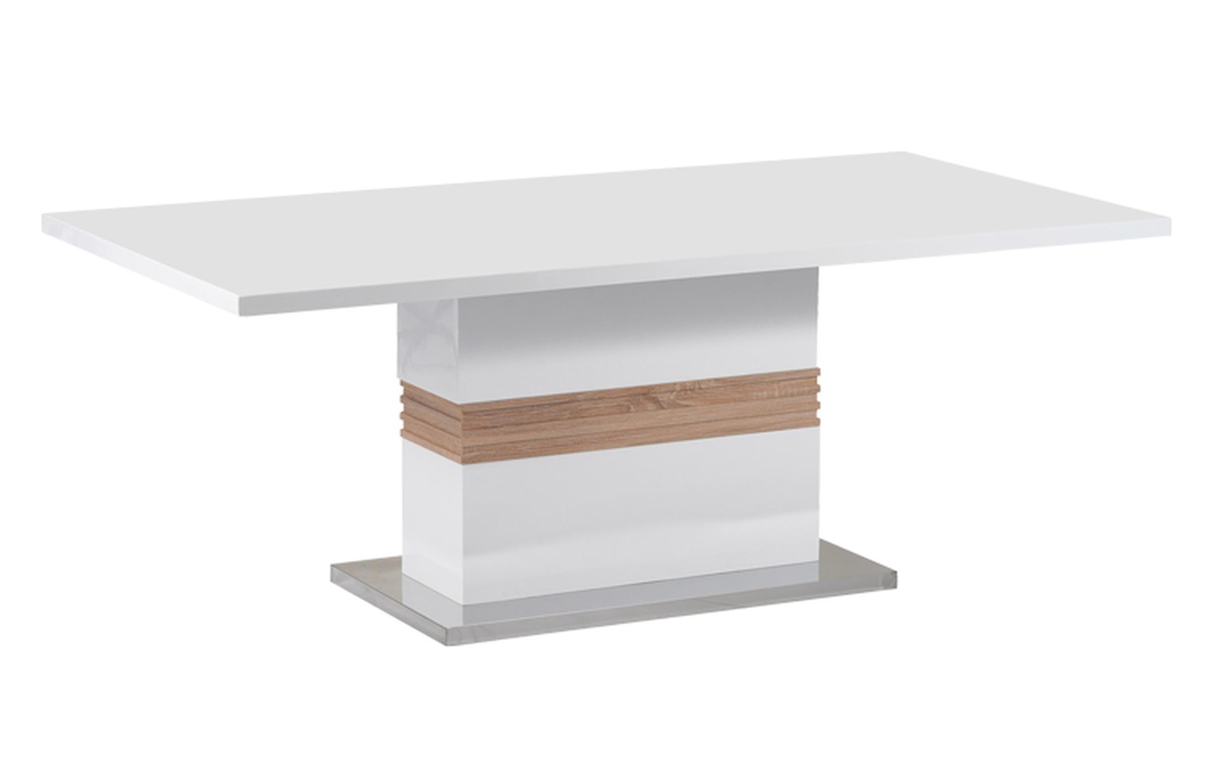 Masa dining Zekrin, alb  1