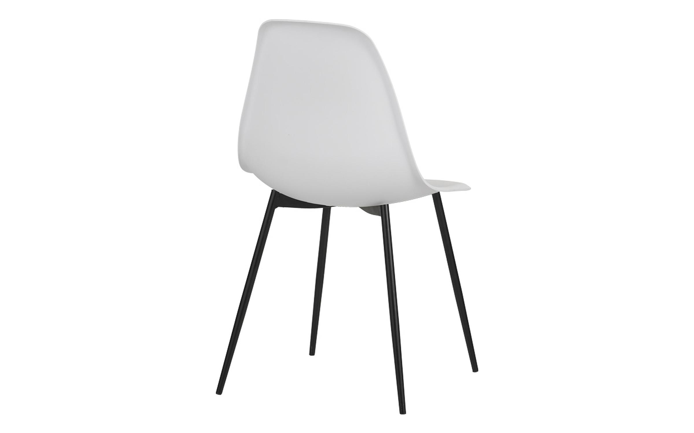 Scaun de masa Balen, alb + negru  6