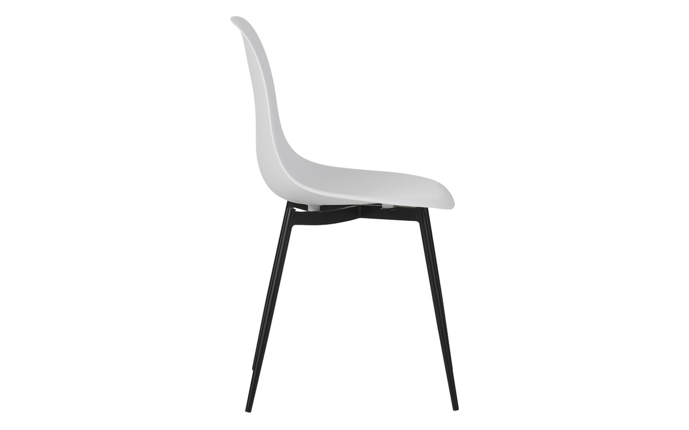 Scaun de masa Balen, alb + negru  4