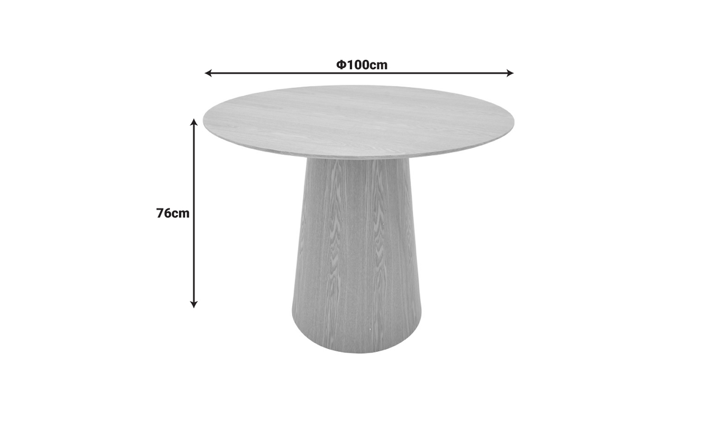 Masa dining Ronda, negru  2