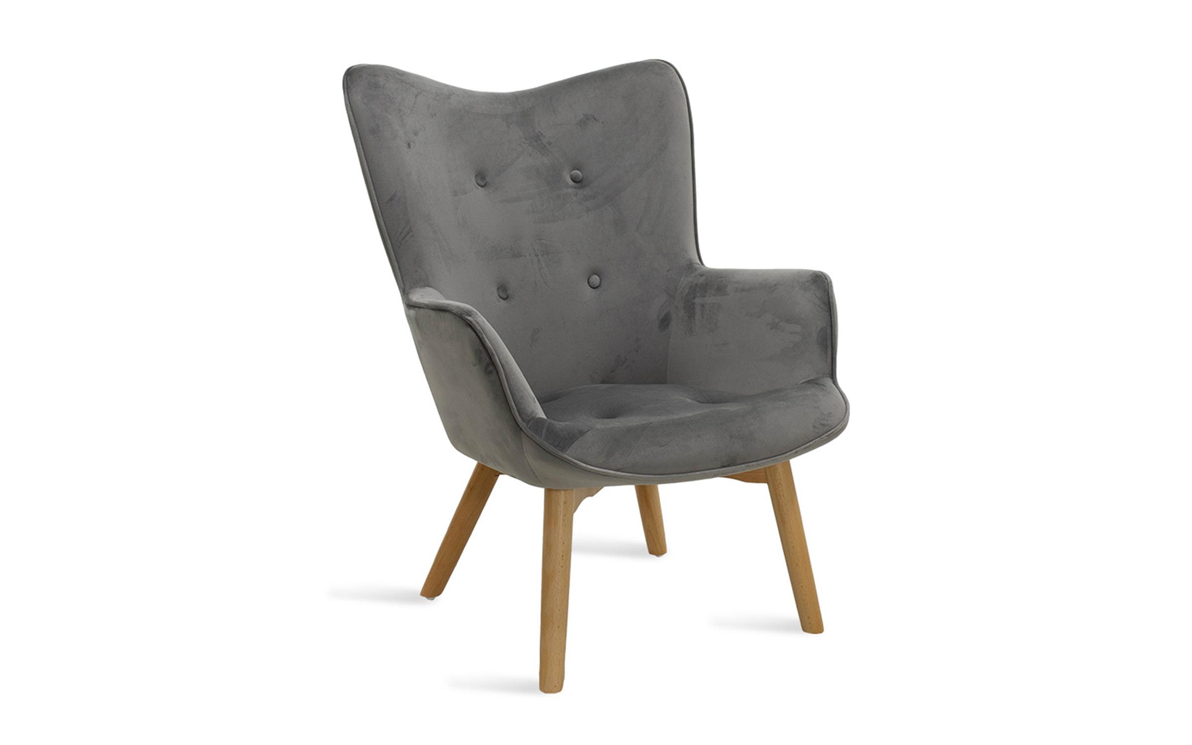 Fotoliu Kido, gri deschis  2