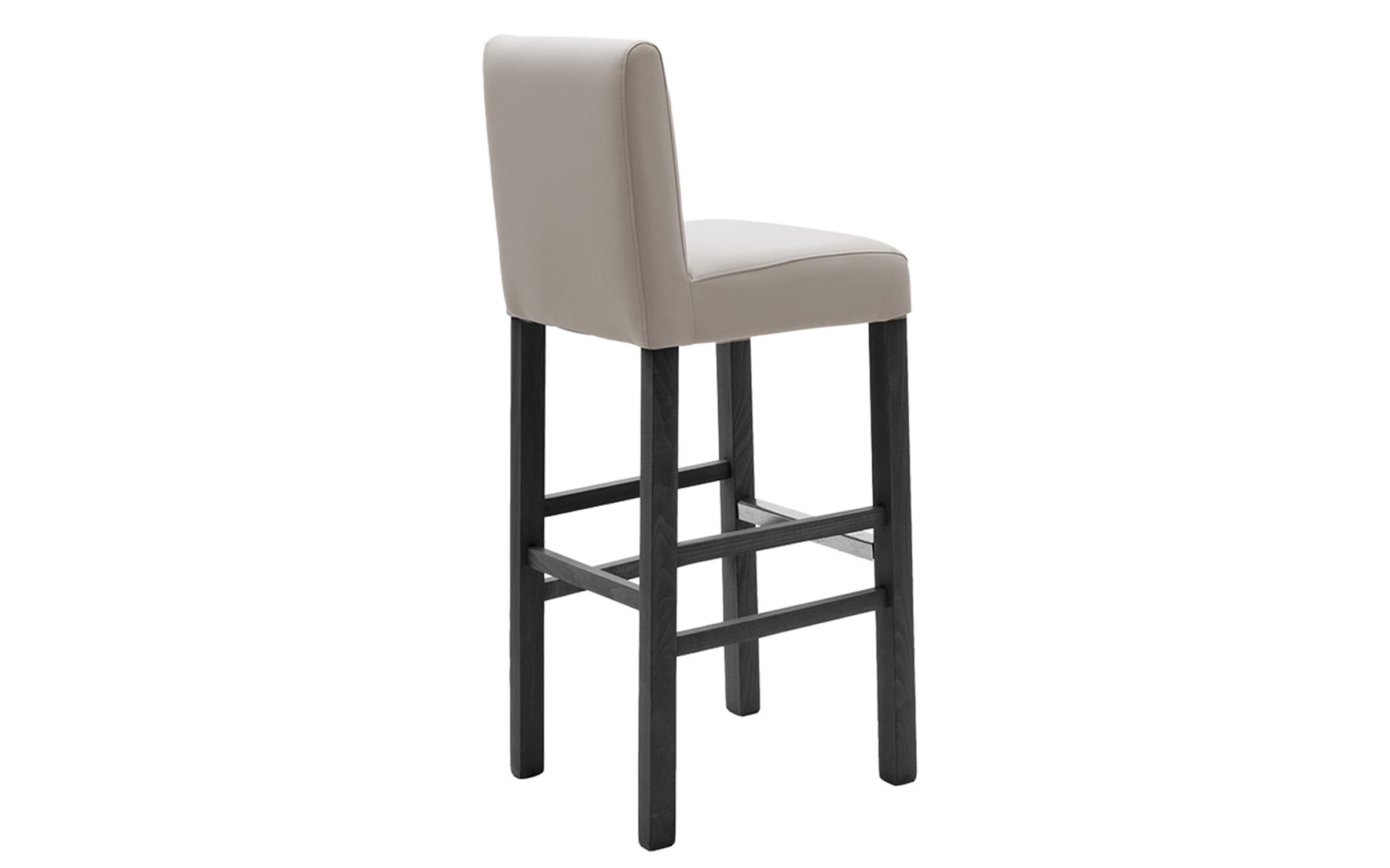 Scaun de bar Bari, gri + negru  2