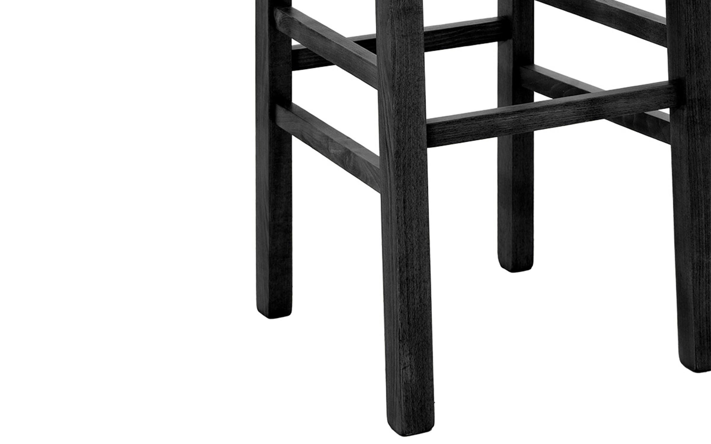 Scaun de bar Bari, ecru + negru  6