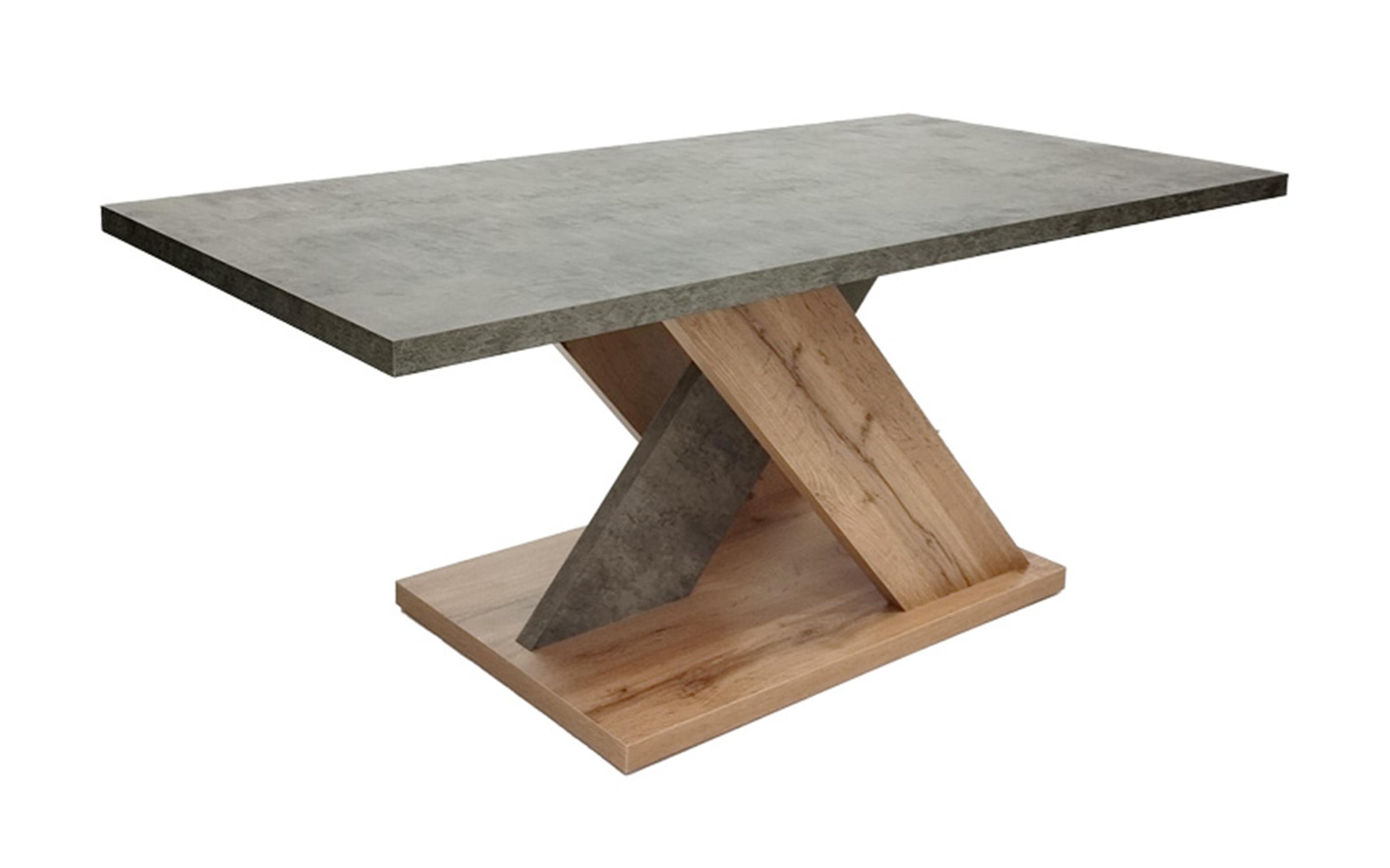 Masuta de cafea Solanj, sonoma + gri  2