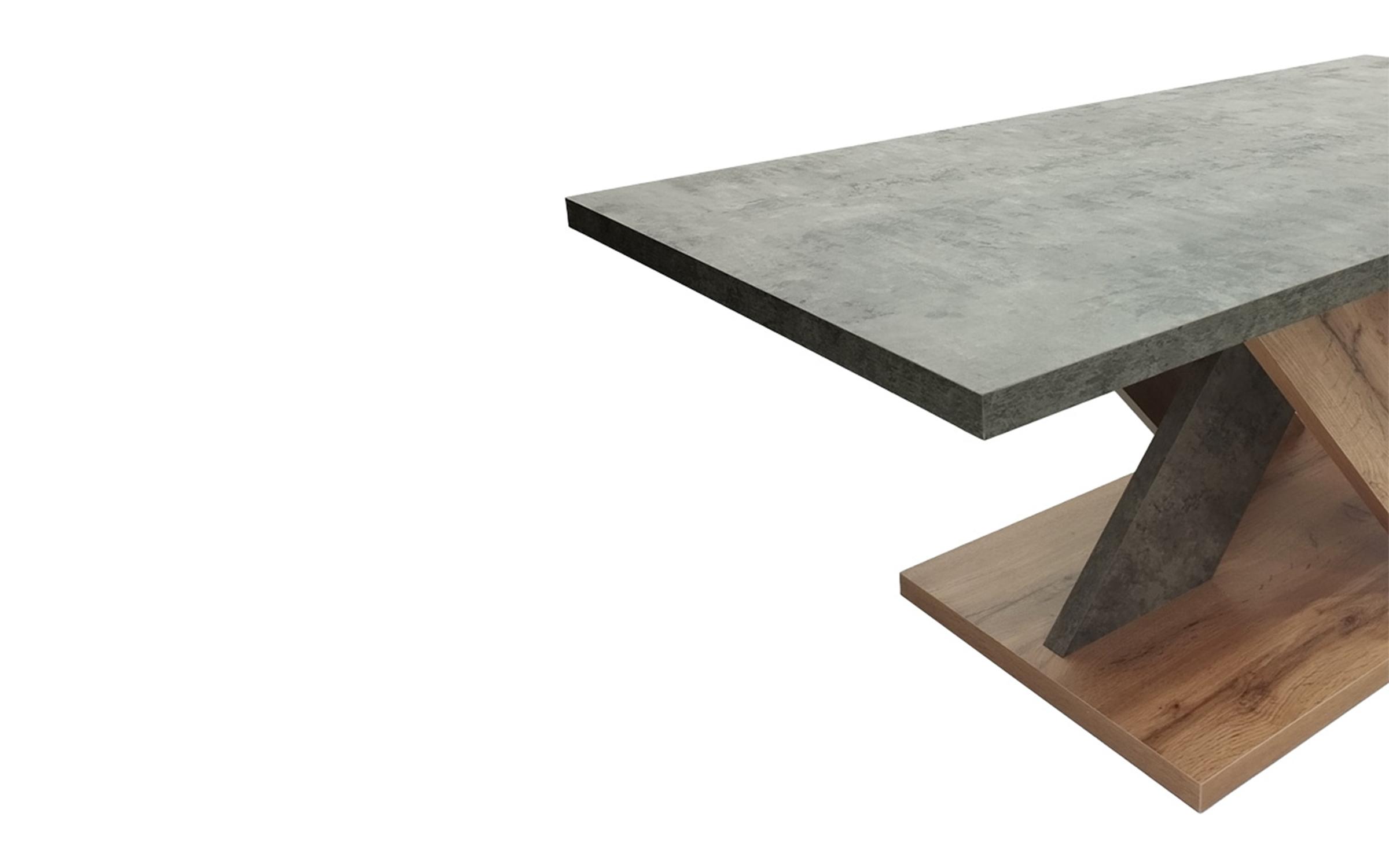 Masuta de cafea Solanj, sonoma + gri  5