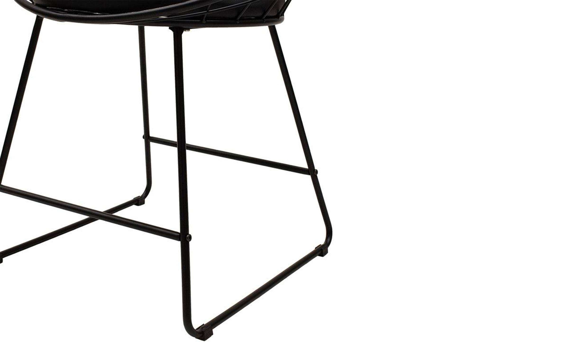 Scaun de masa Seth, negru  7