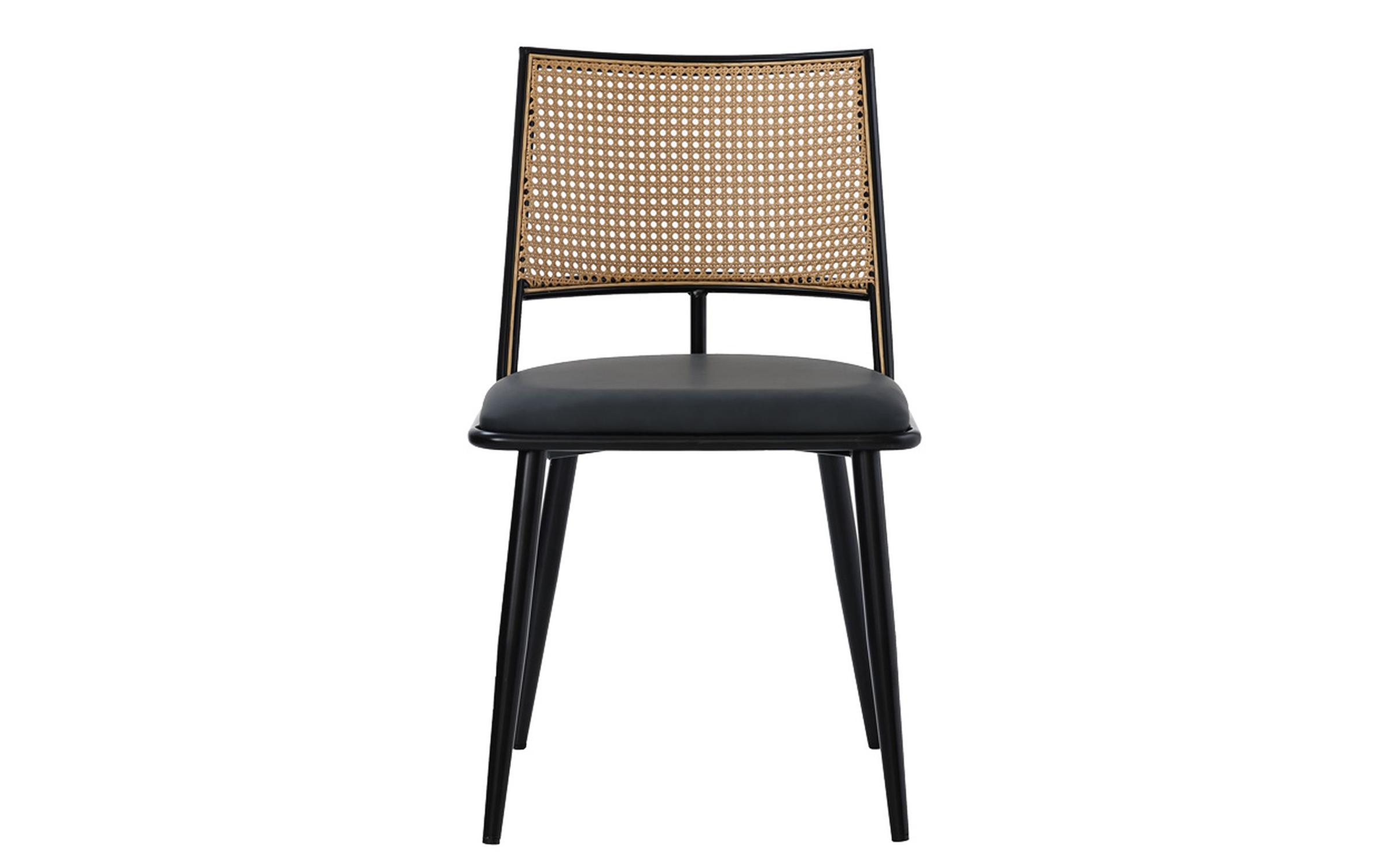 Scaun de masa Julia, negru + natural  5