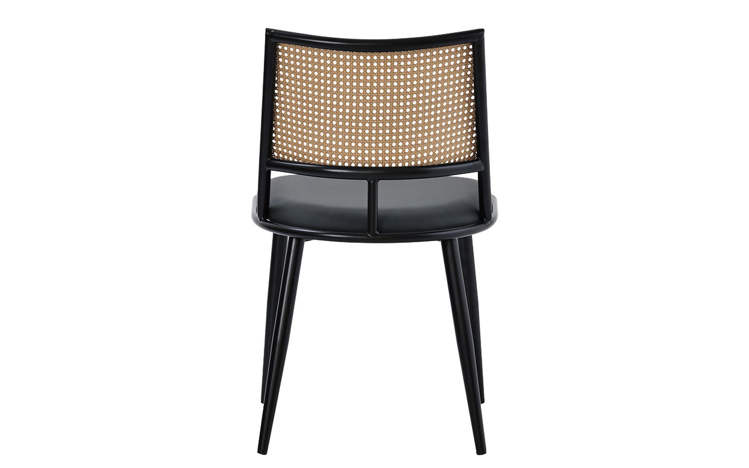 Scaun de masa Julia, negru + natural  6