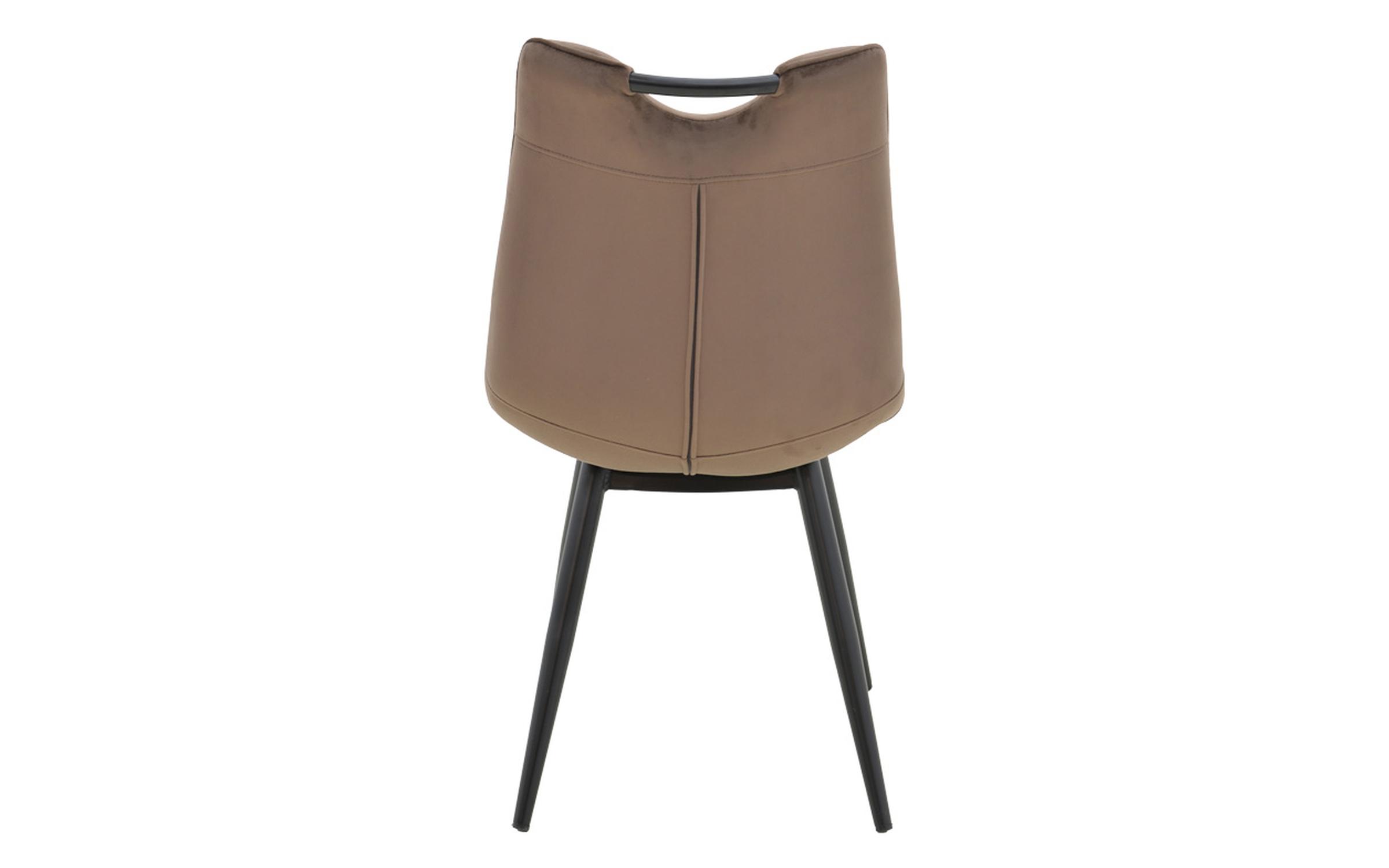 Scaun de masa Neli, maro + negru  5