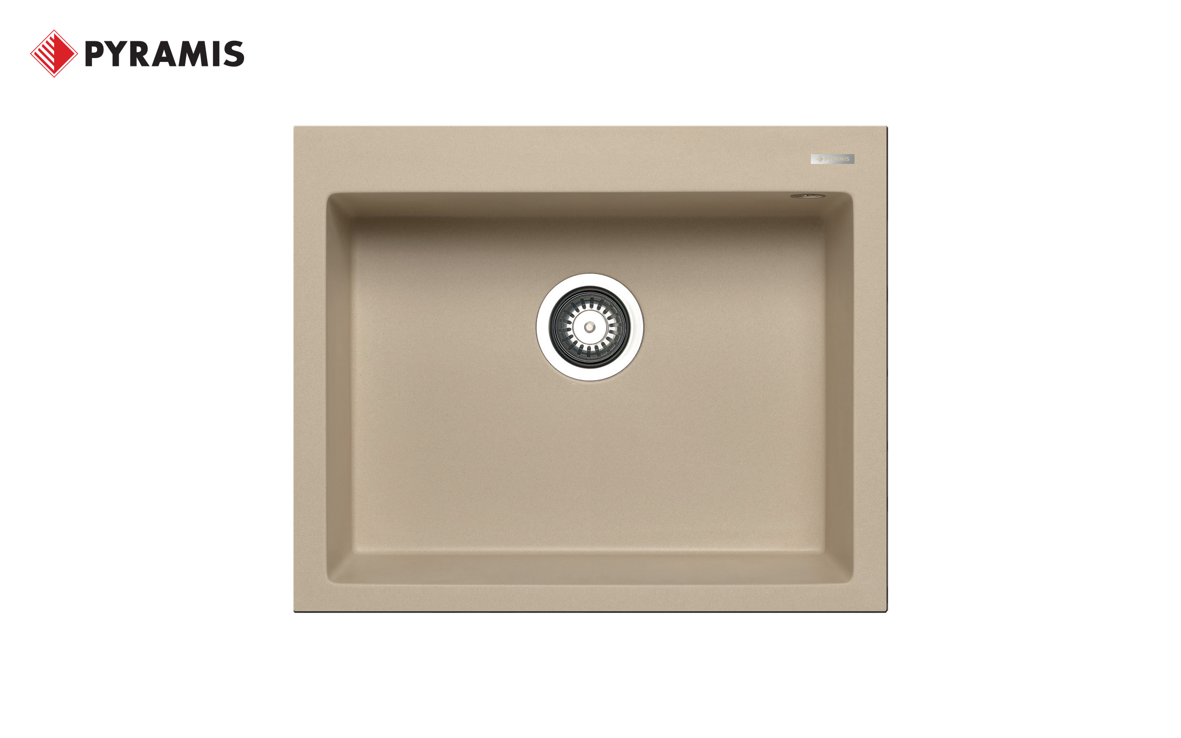 Chiuveta din granit cu robinet PYRAMIS ISTROS, nisipiu bej  2