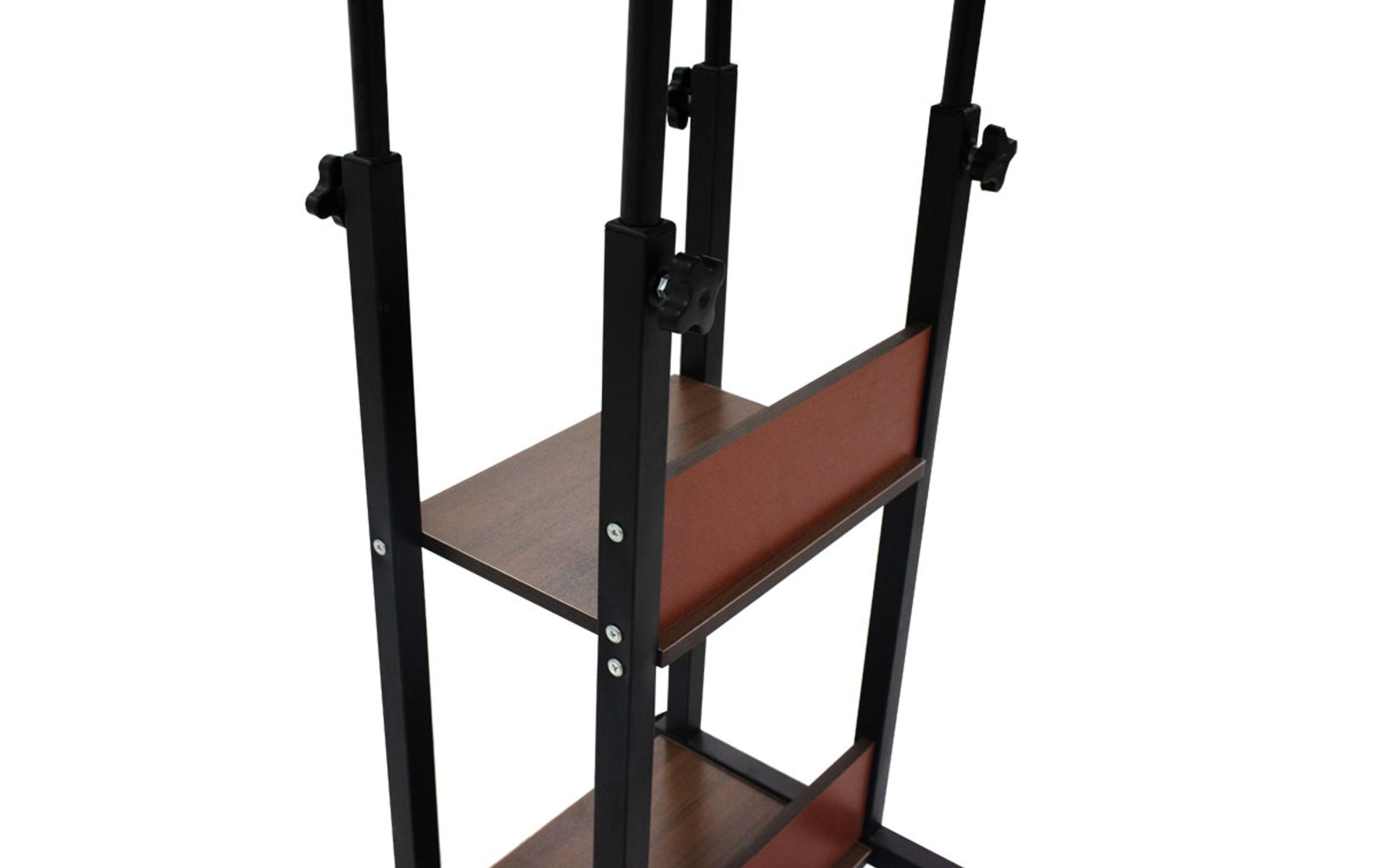 Masuta ajutatoare Babs, nuc + negru  4