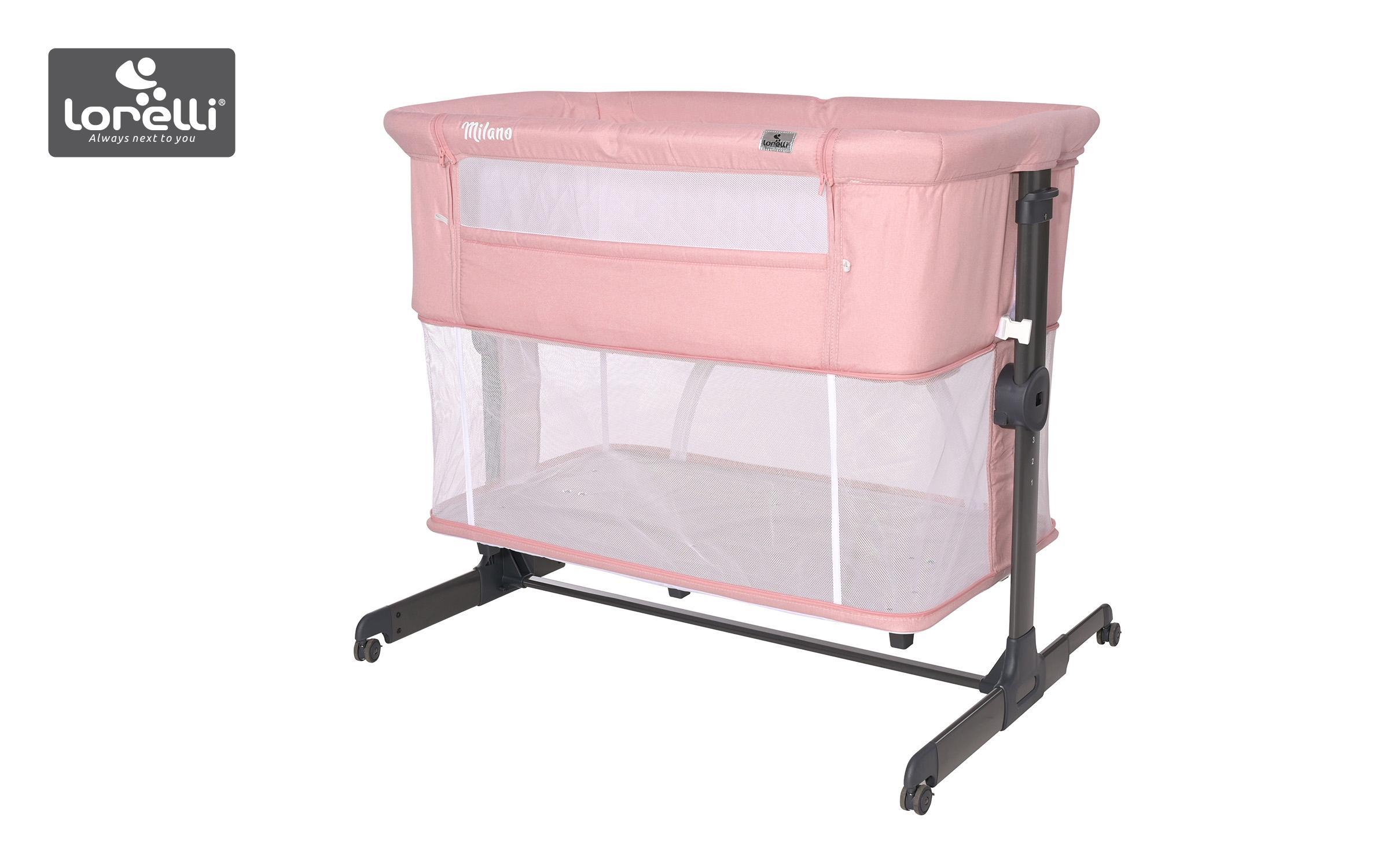 Patut pliant Milano 2 in 1, roz  3