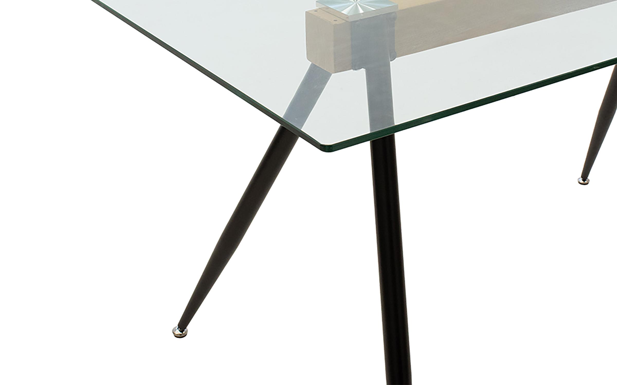 Masa dining Astrid, negru + natural  3