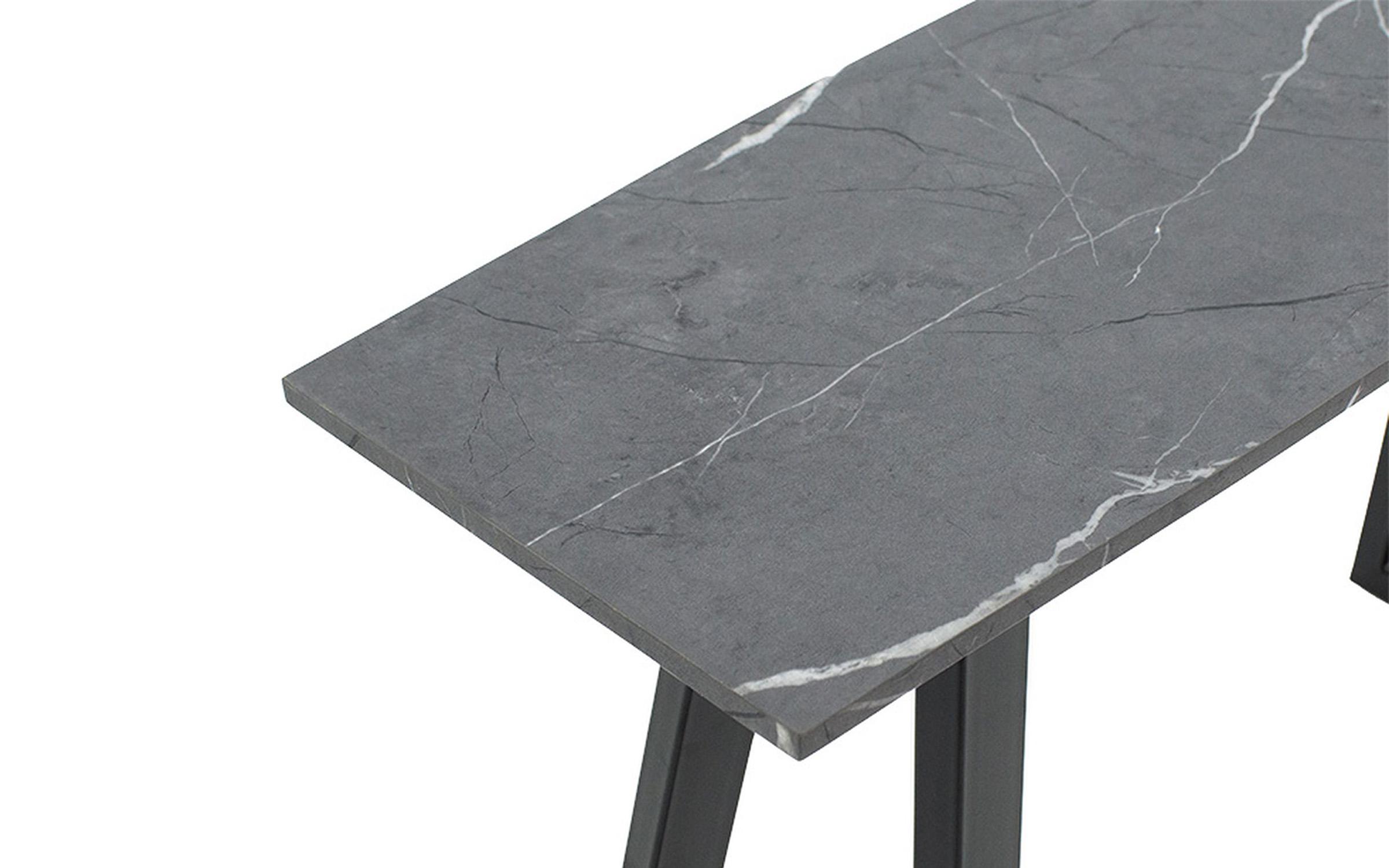Masuta consola Rouz, marmura neagra  4