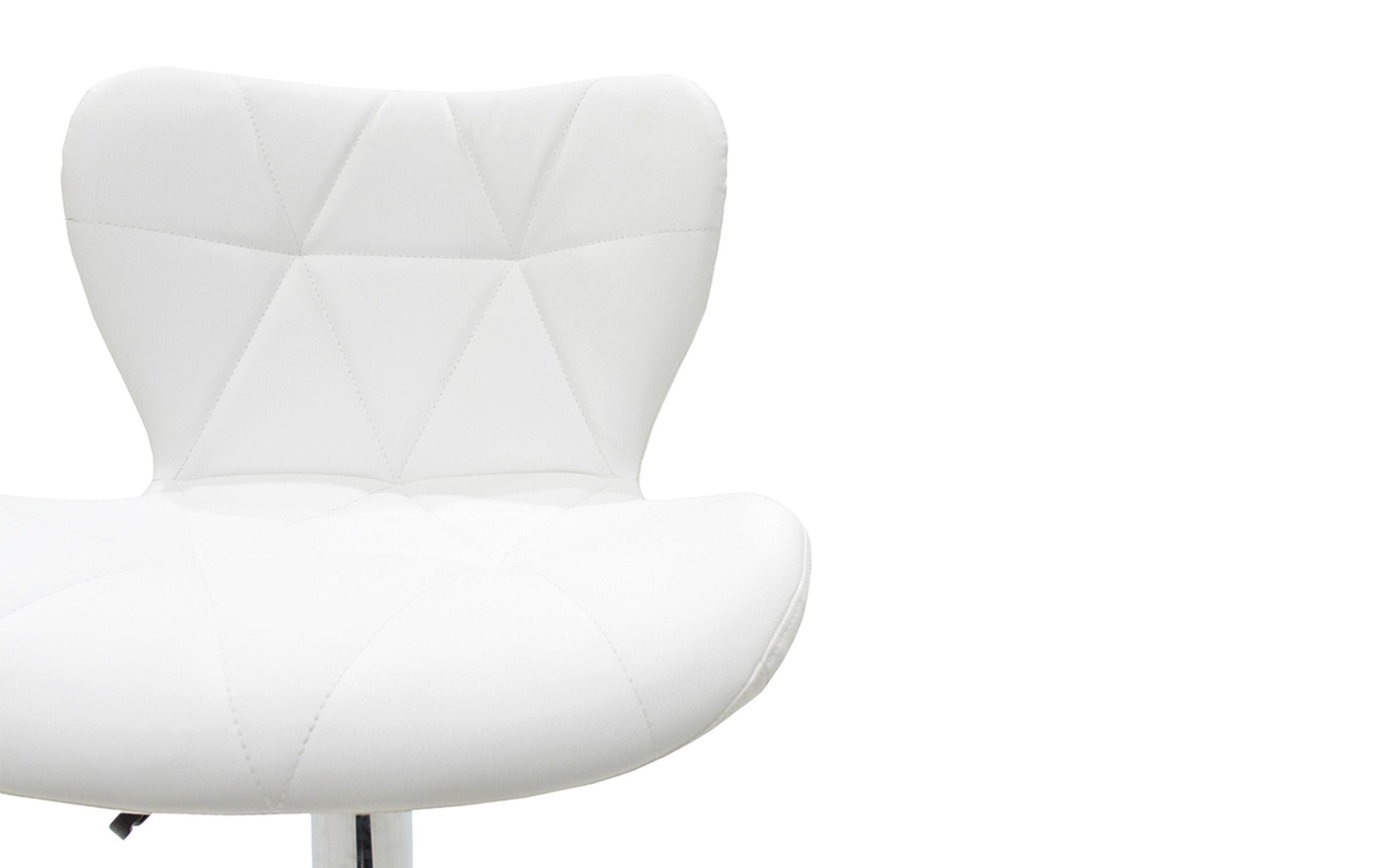 Scaun de bar Cozi, alb  7