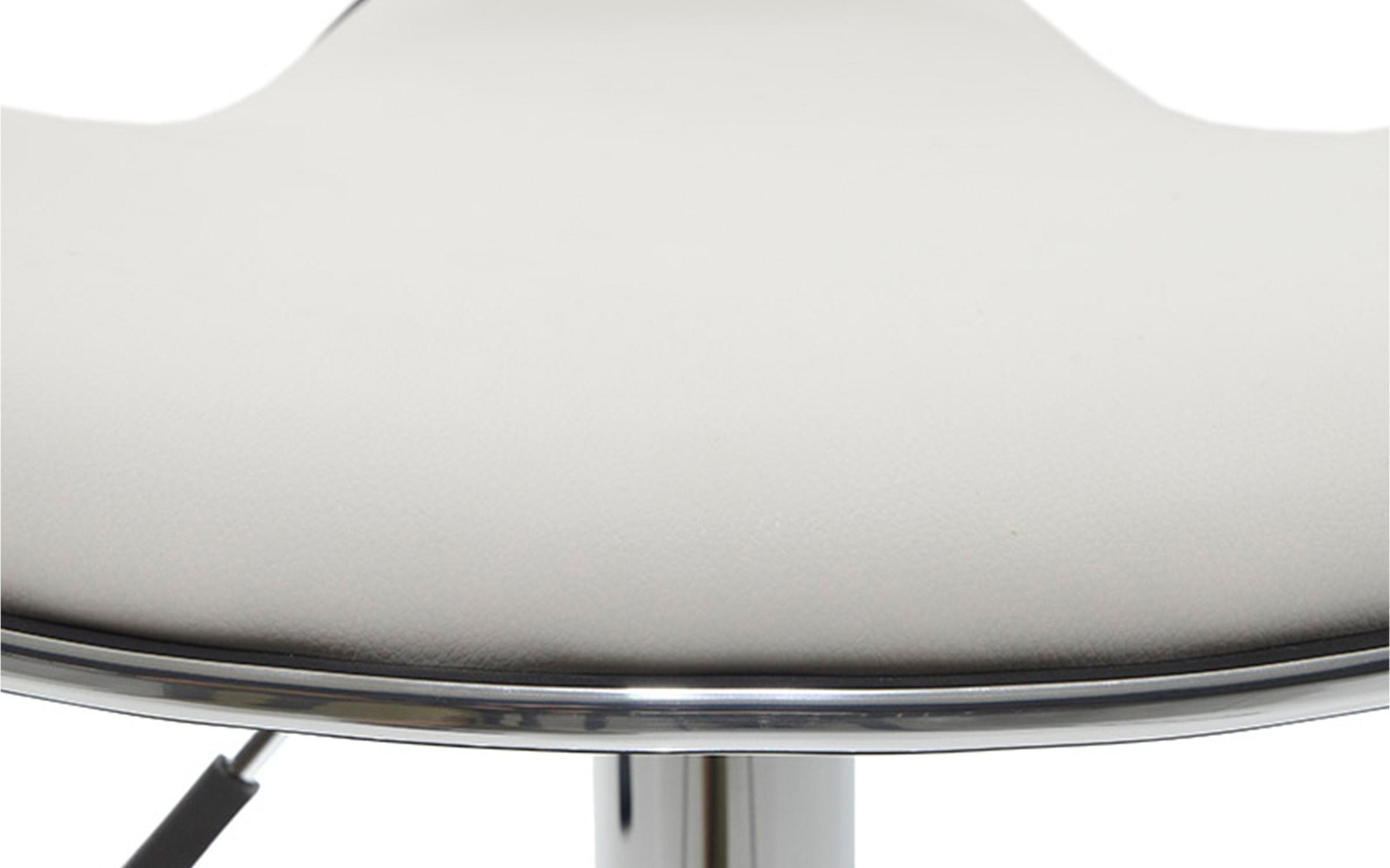 Scaun de bar Enzo, alb  5