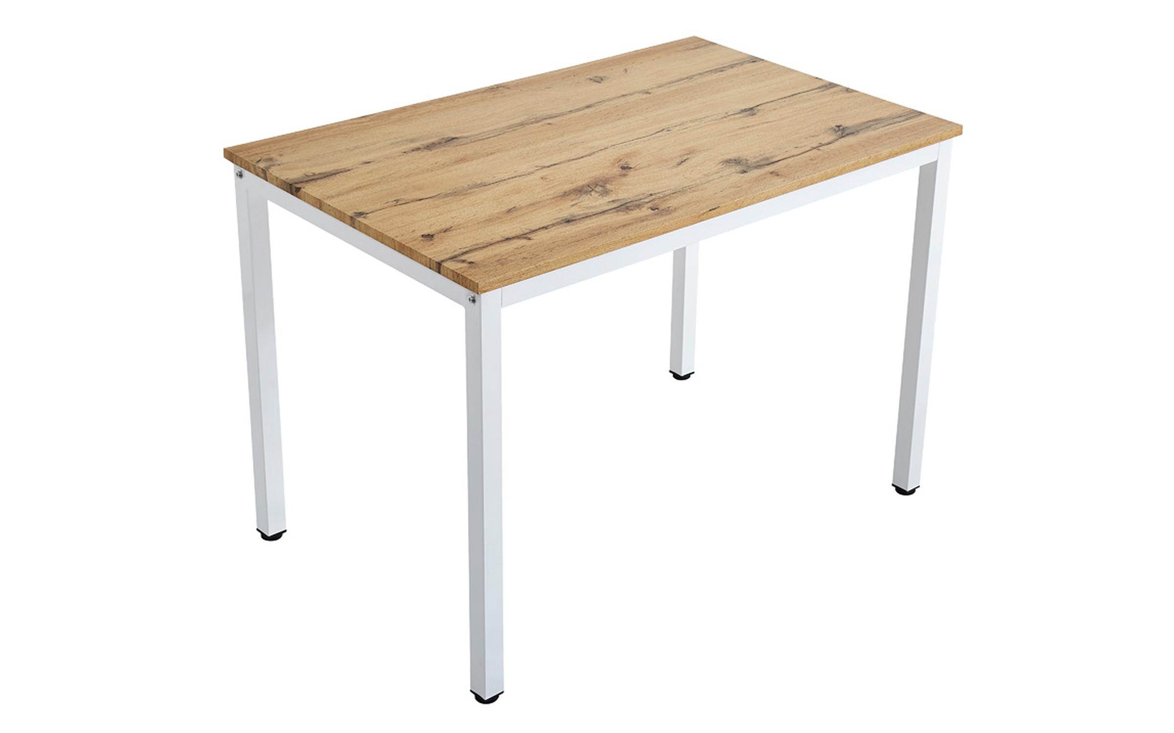 Masa dining Vitera, stejar sonoma + alb  2