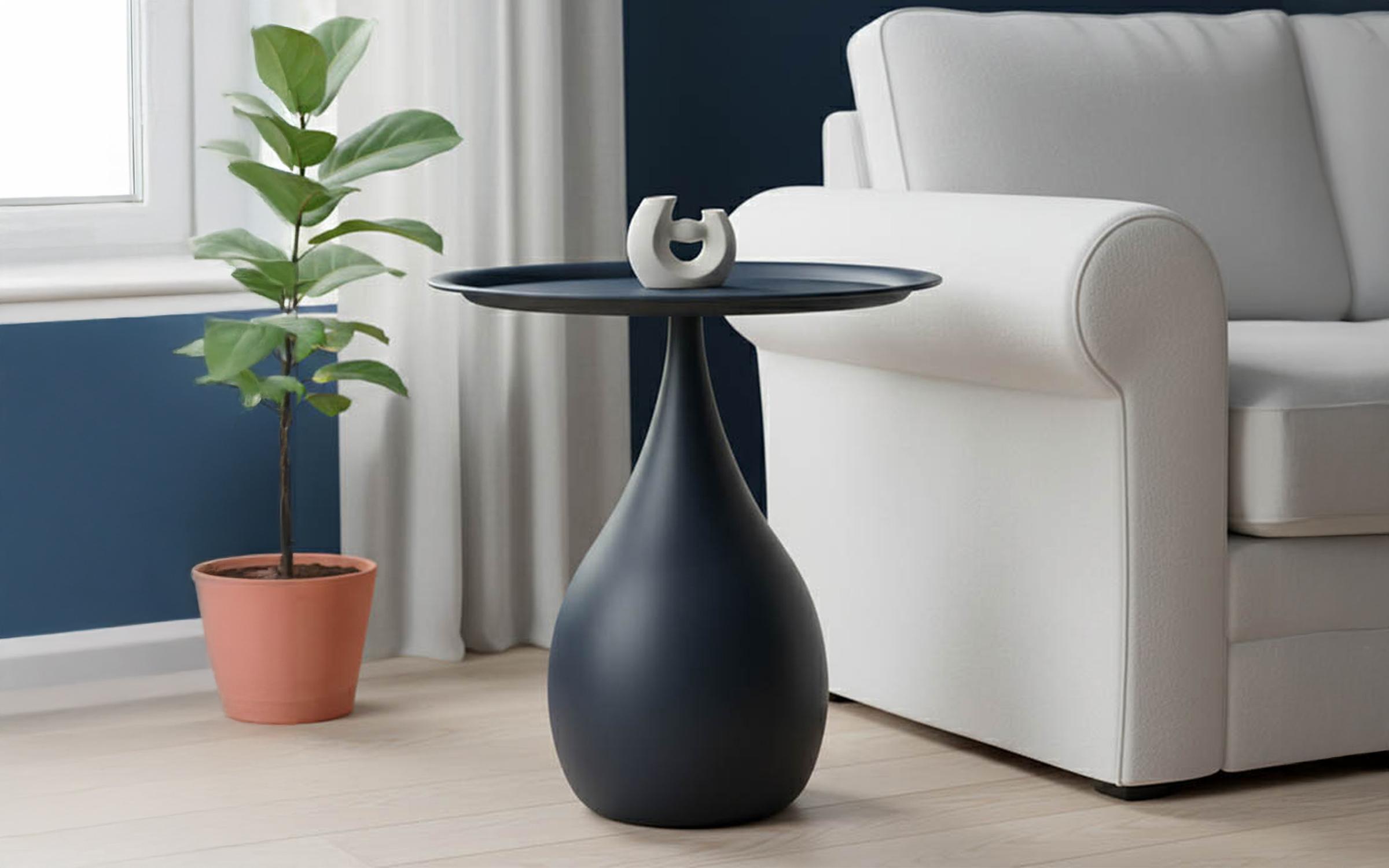 Masuta ajutatoare Samino, negru mat  1