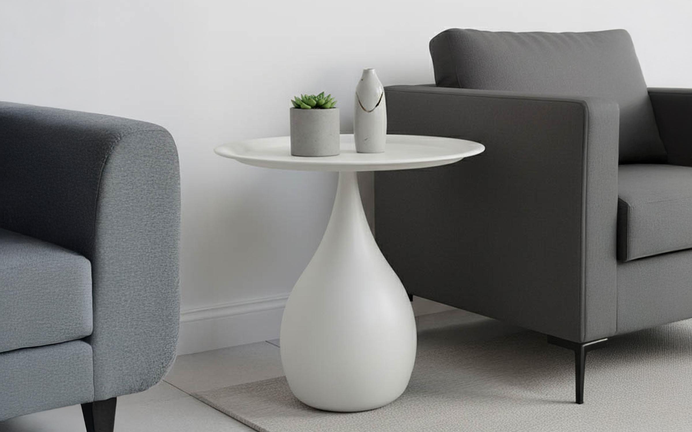 Masuta ajutatoare Samino, alb mat  1