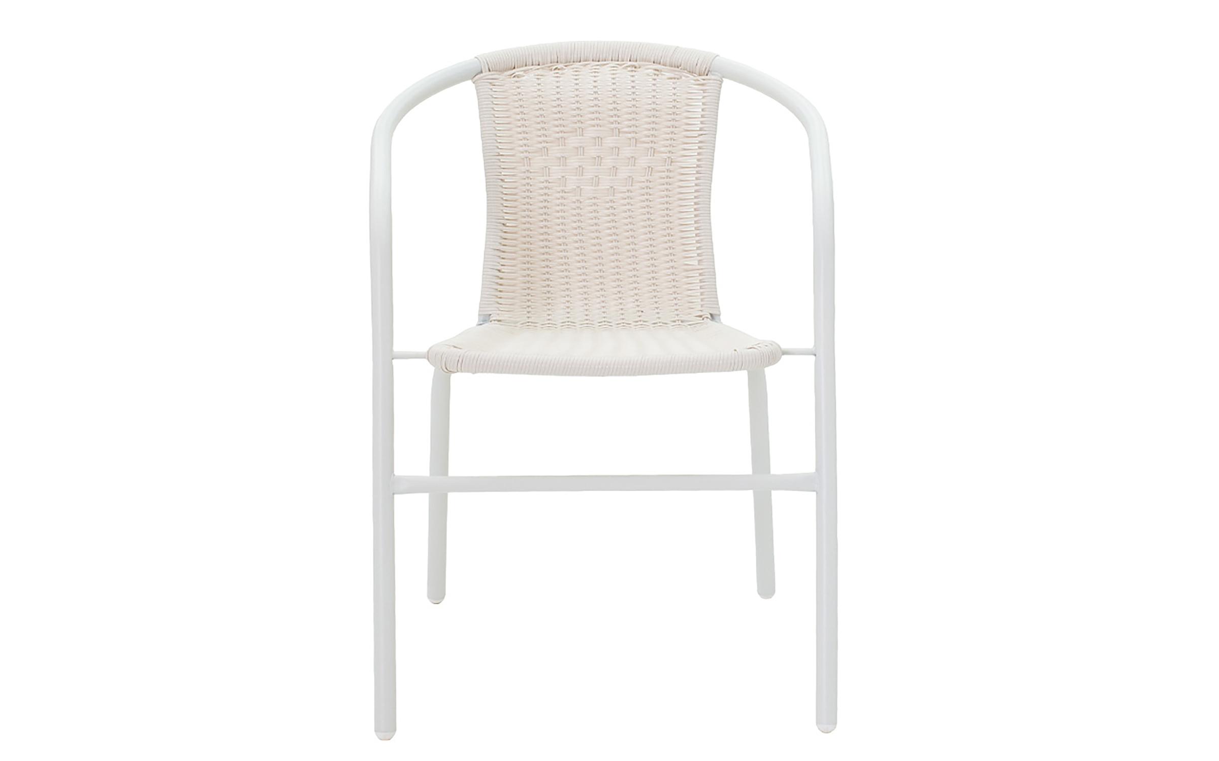 Scaun de gradina Obi, alb  2