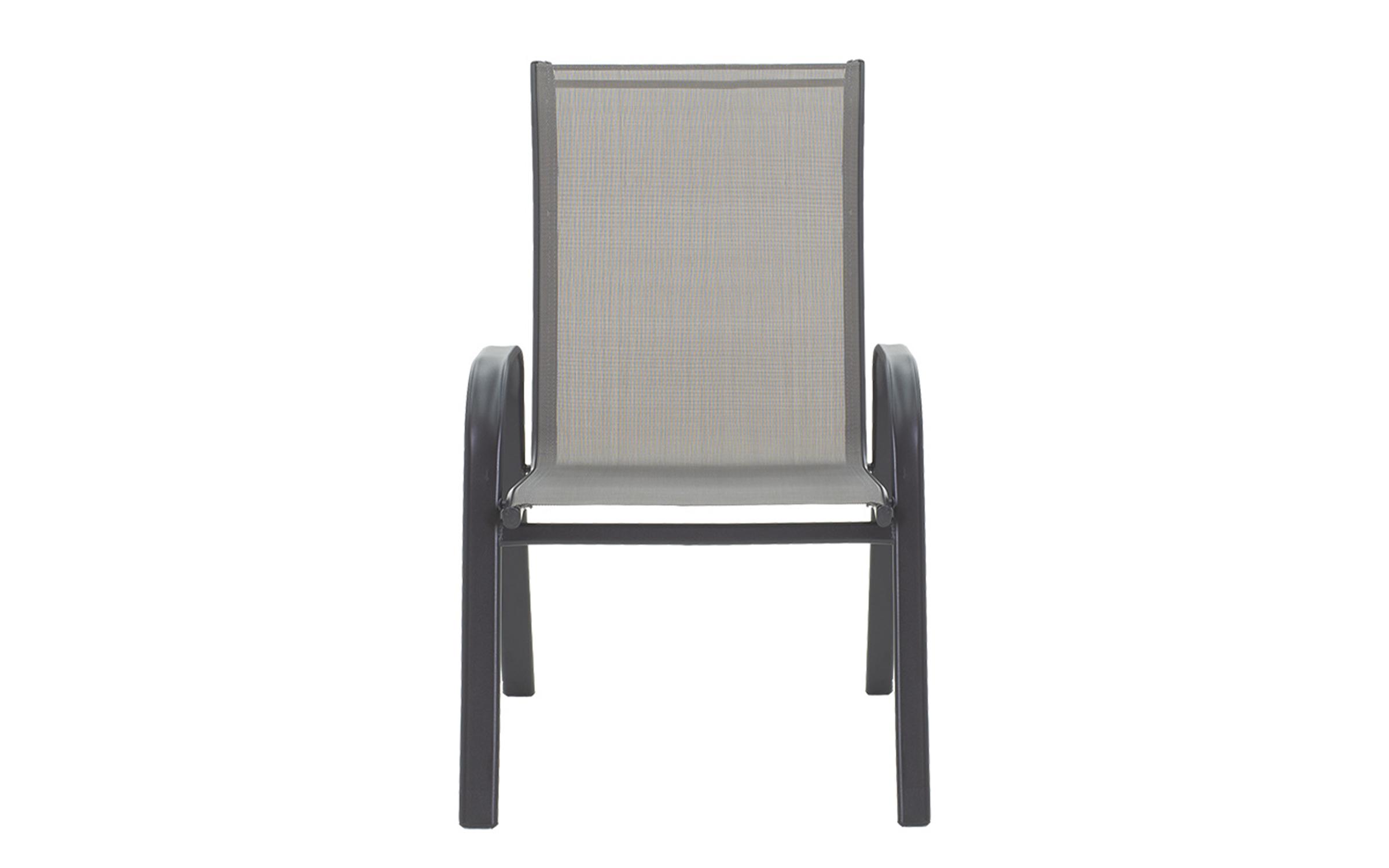 Scaun de gradina Kalan, gri inchis  4