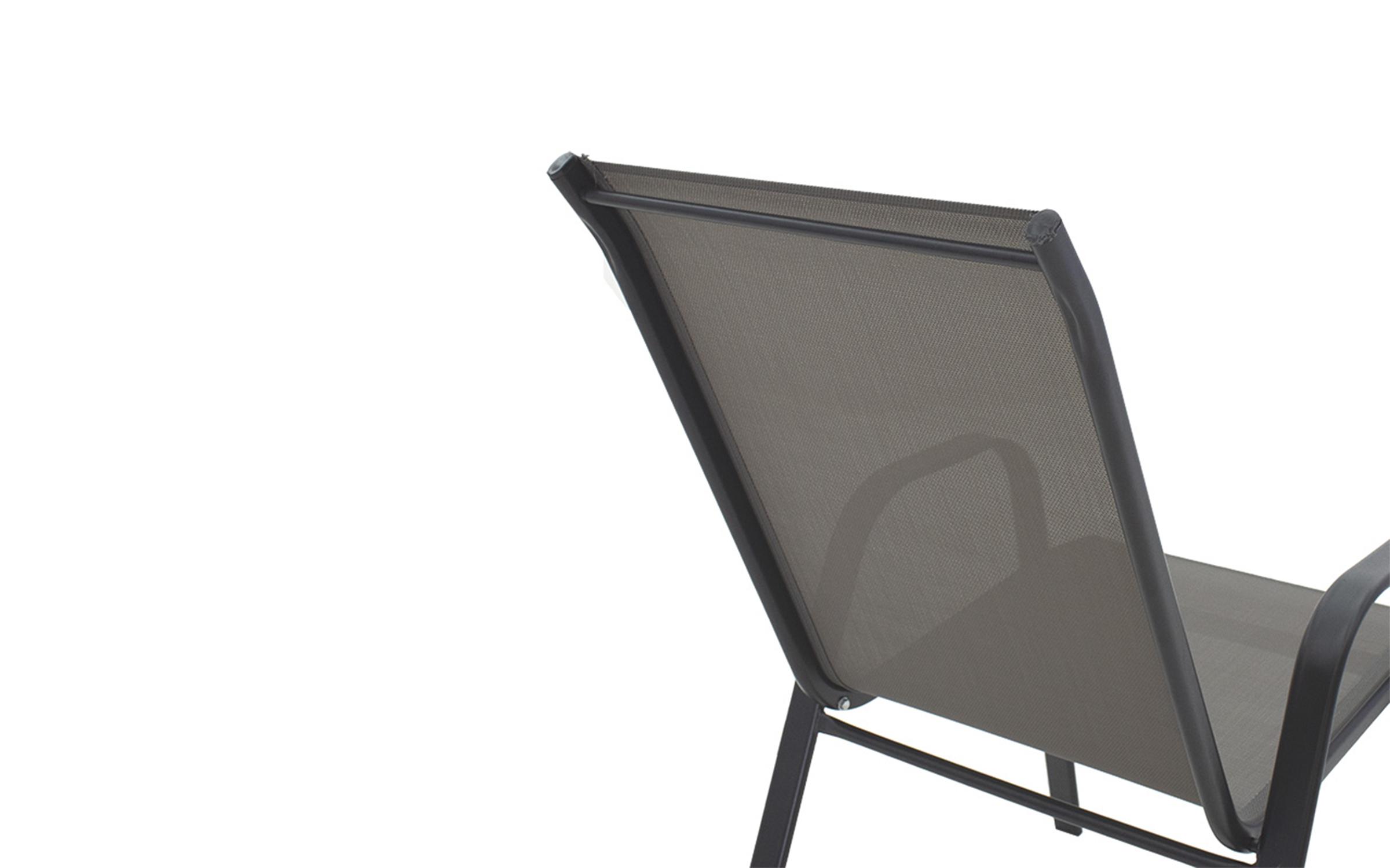 Scaun de gradina Kalan, gri inchis  6