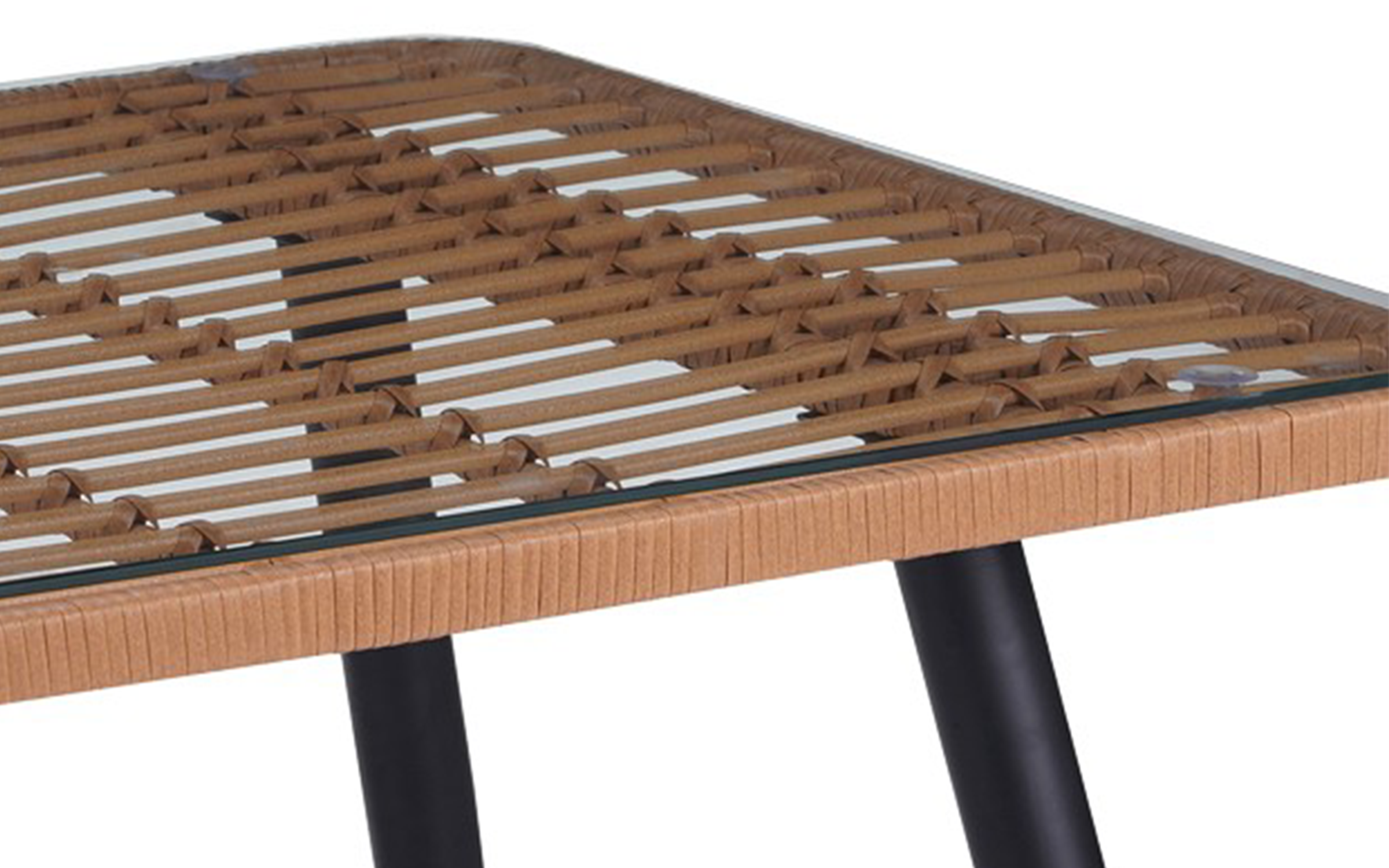 Masa de gradina Naoki 140, natural + negru  4