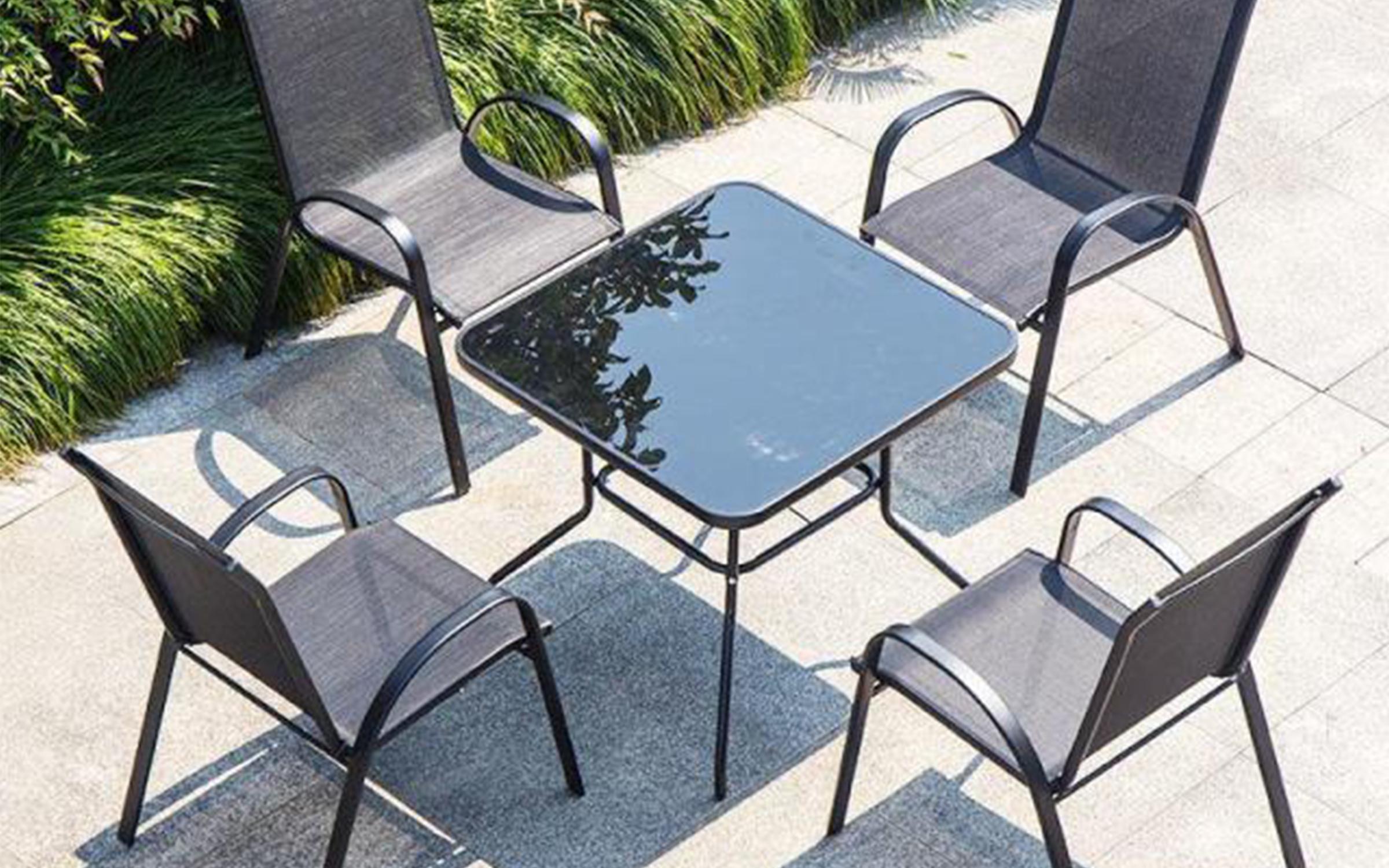 Scaun de gradina Amir II, negru  2