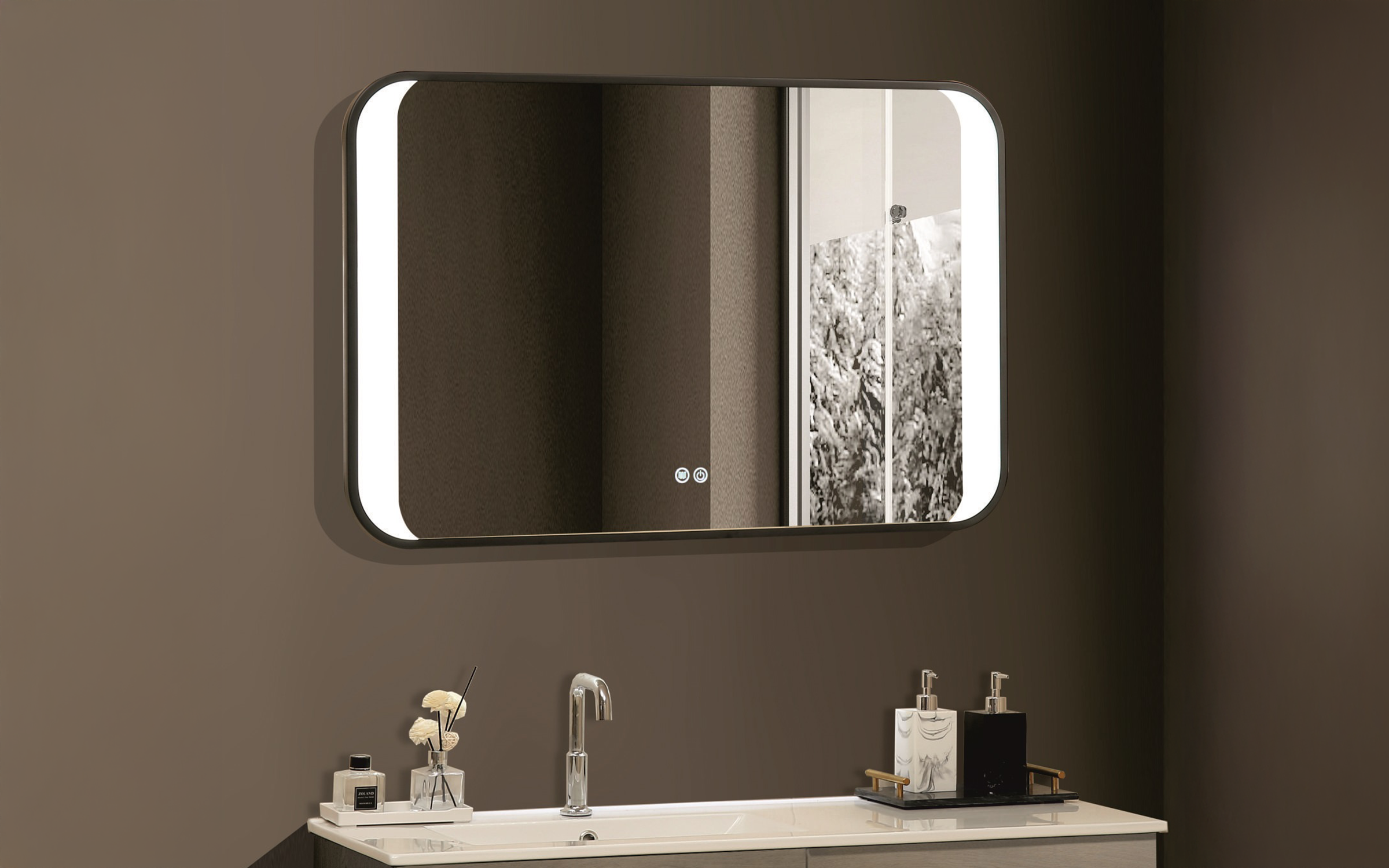 ICL 1822 Oglinda pentru baie cu iluminare LED, 90/60 сm  1