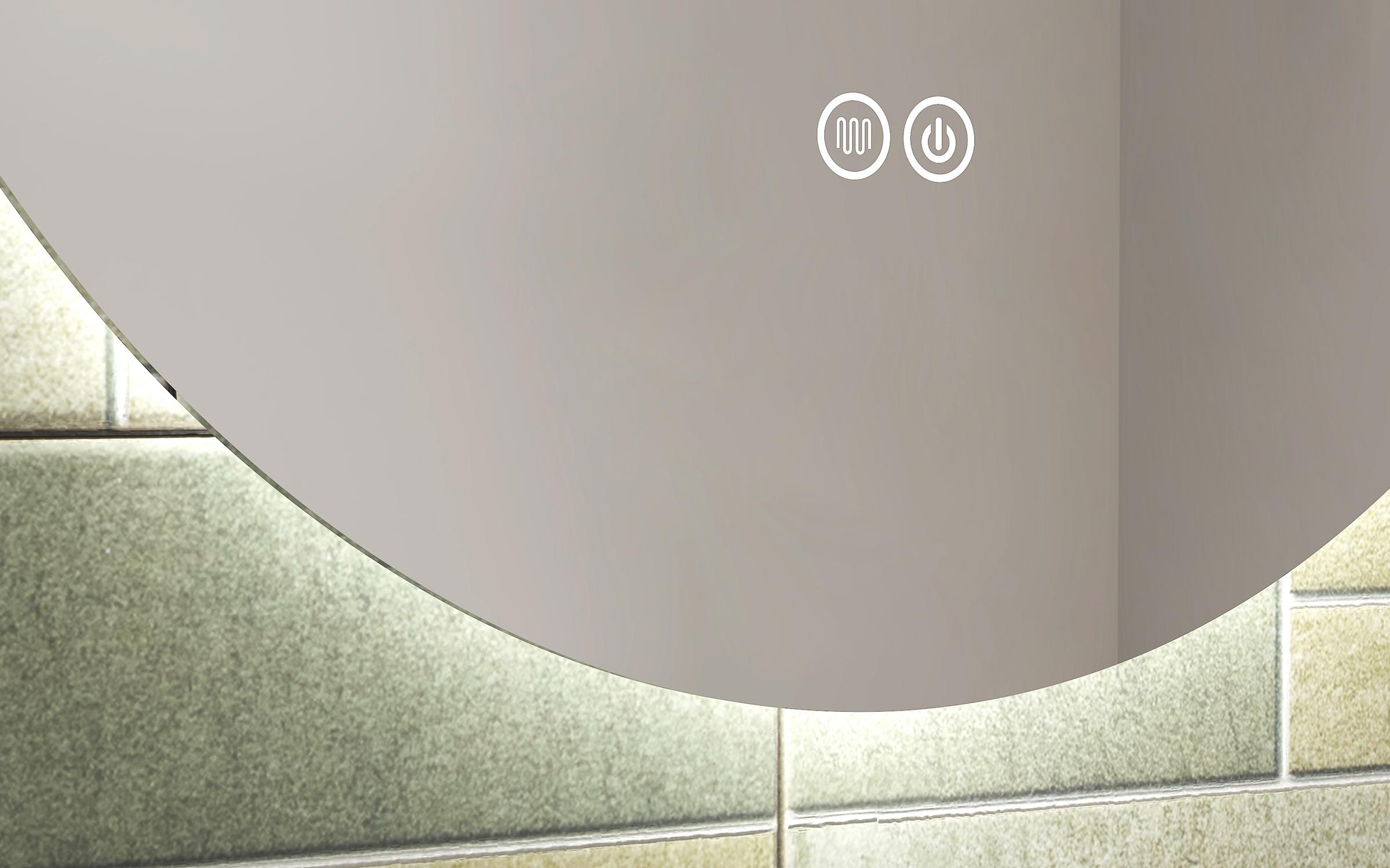 1949 Oglinda pentru baie cu iluminare LED, 60/90 сm  3