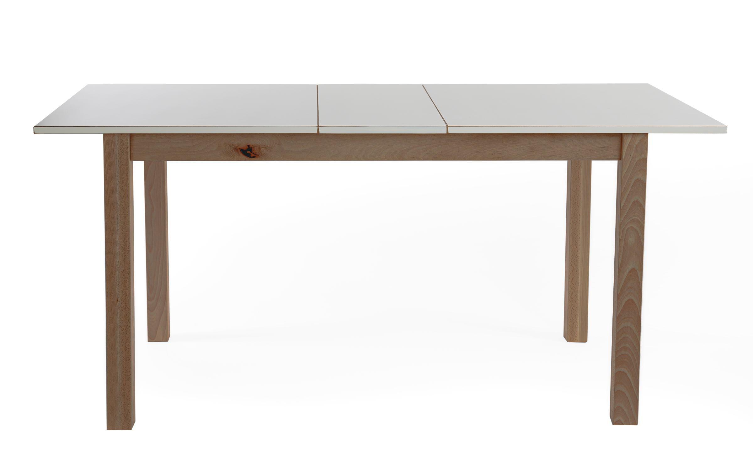 Masa dining /extensibila/ Atika, alb + fag  5