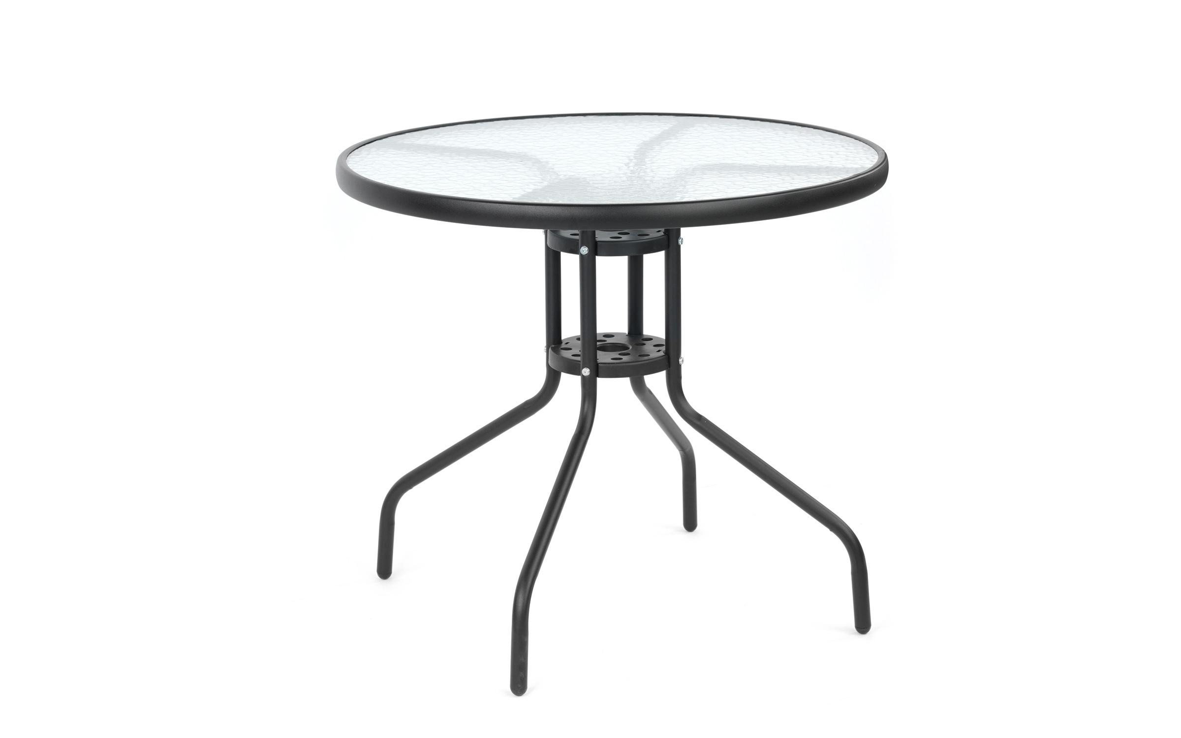 Masa de gradina Remi, negru  2