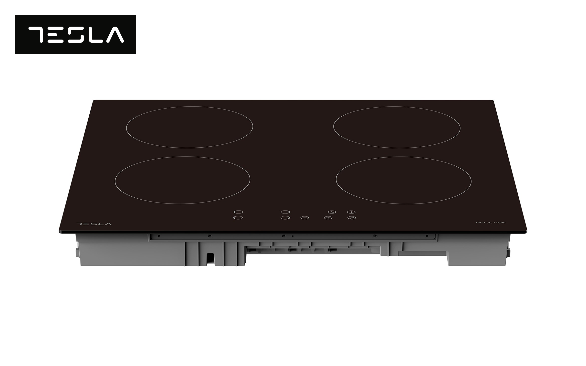Plita cu inductie TESLA, 4 zone  HI6401MB, negru  3