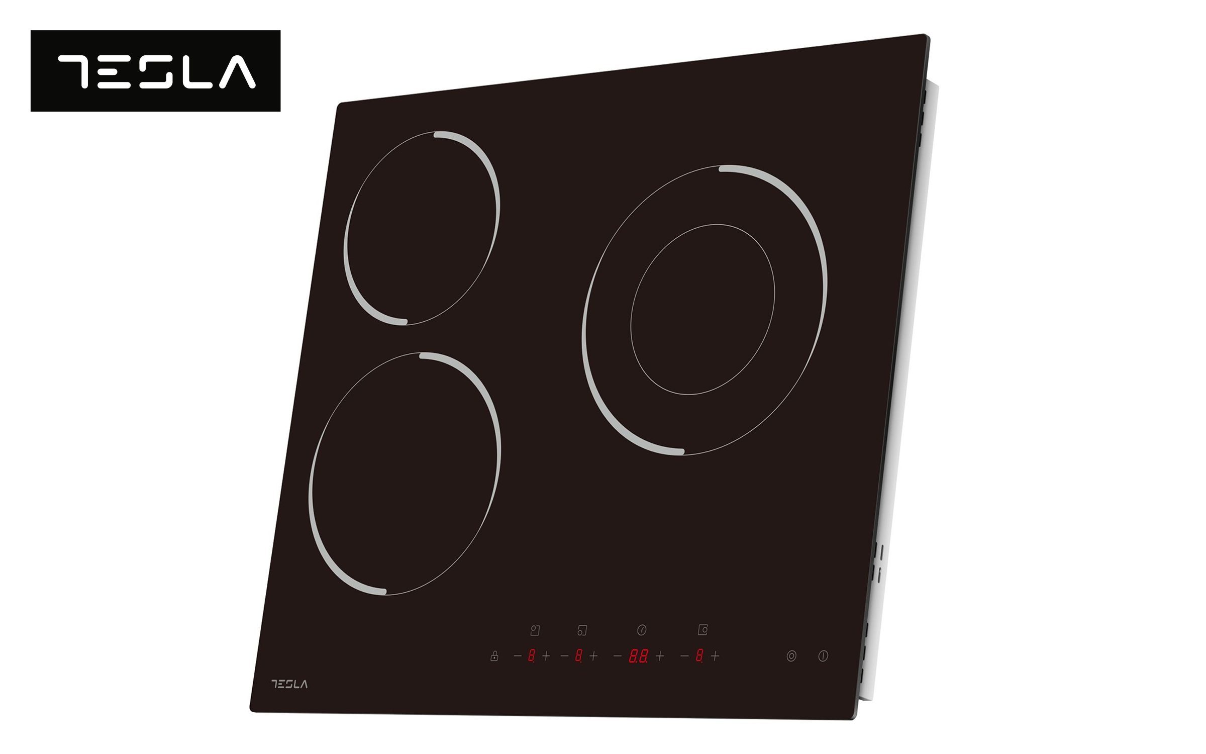 Cuptor incorporabil, plita ceramica si hota Tesla Set electrocasnice + CADOU, negru + gri  8